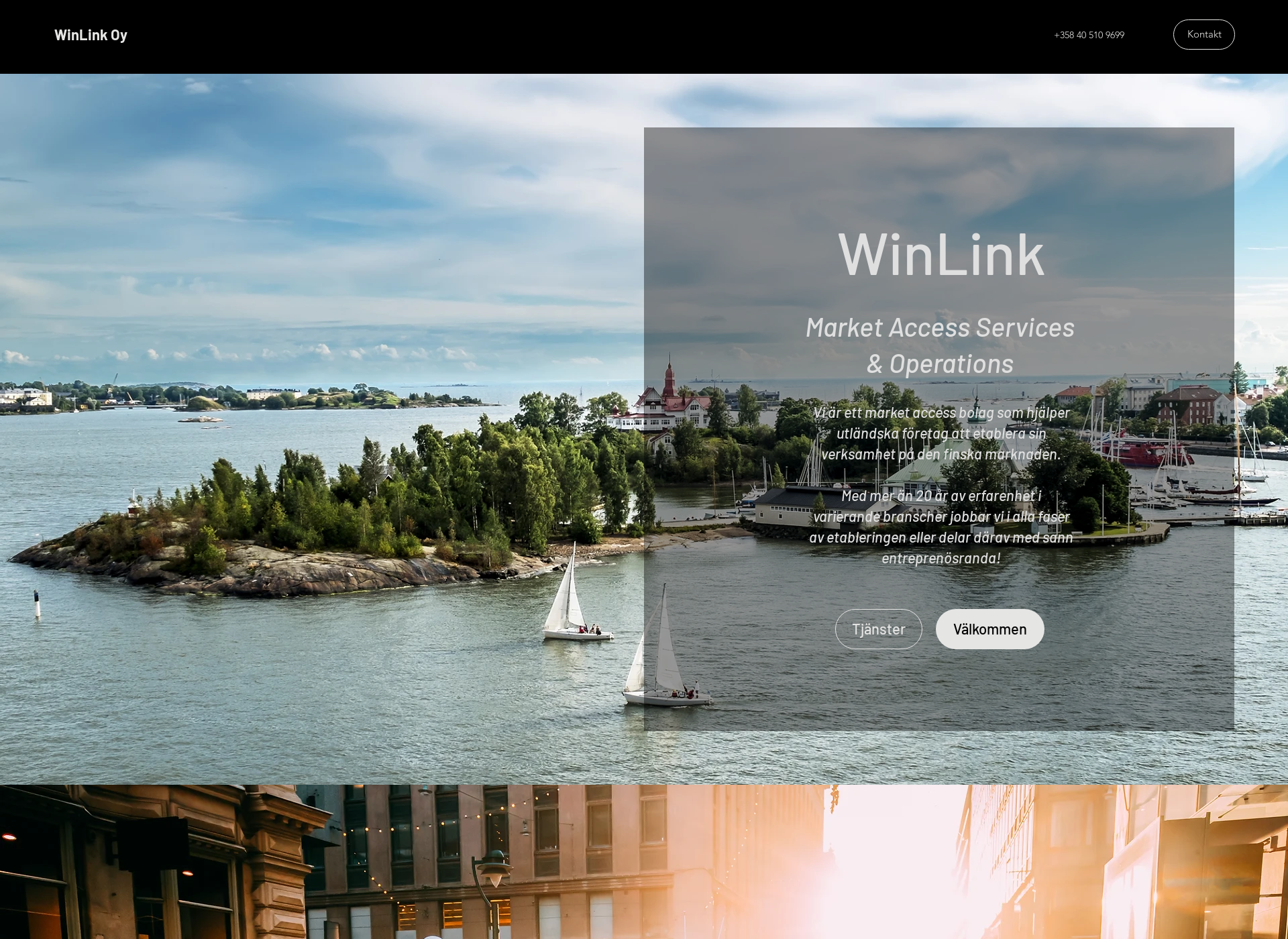 Skärmdump för winlink.fi