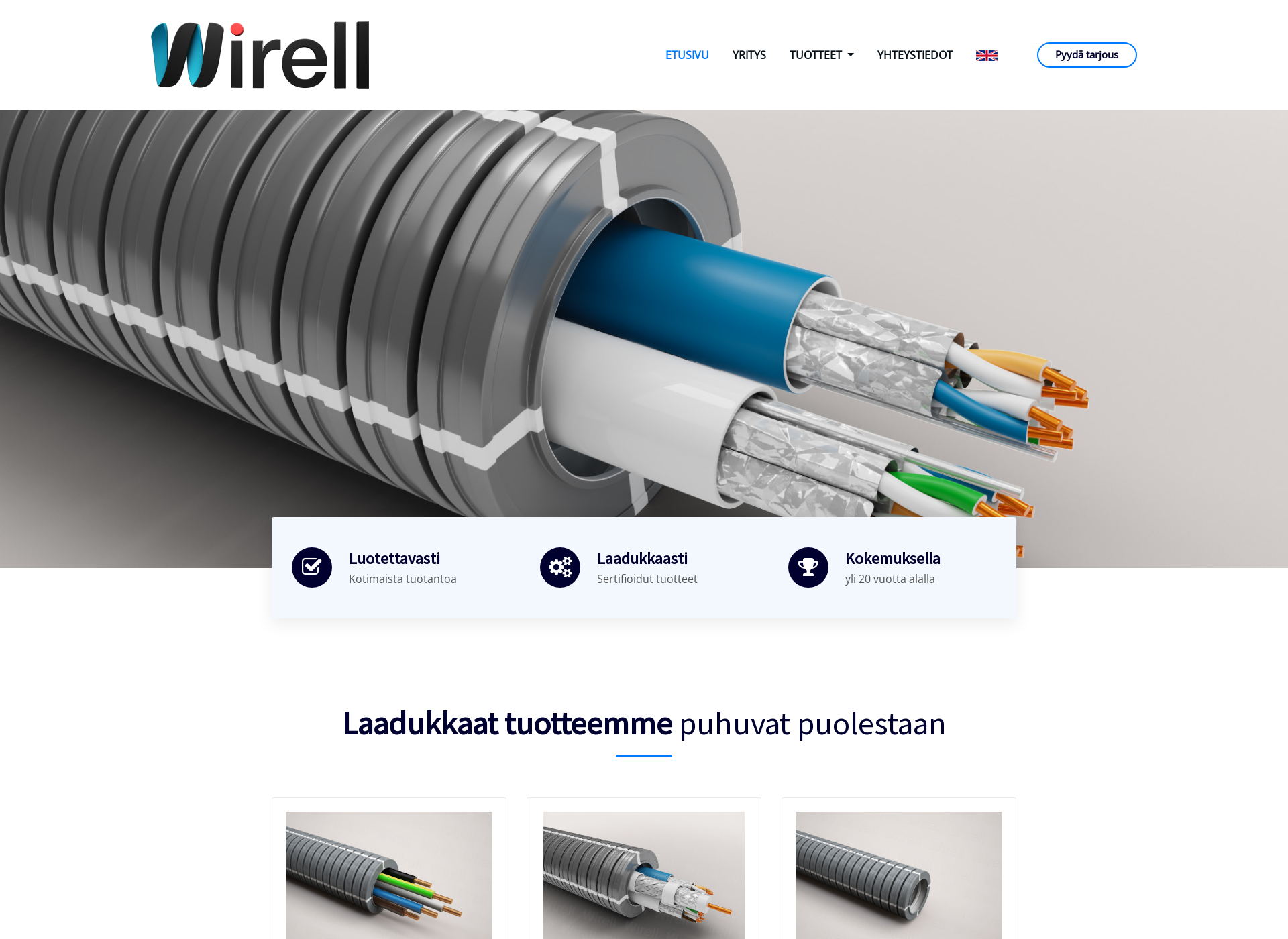 Screenshot for wirell.fi