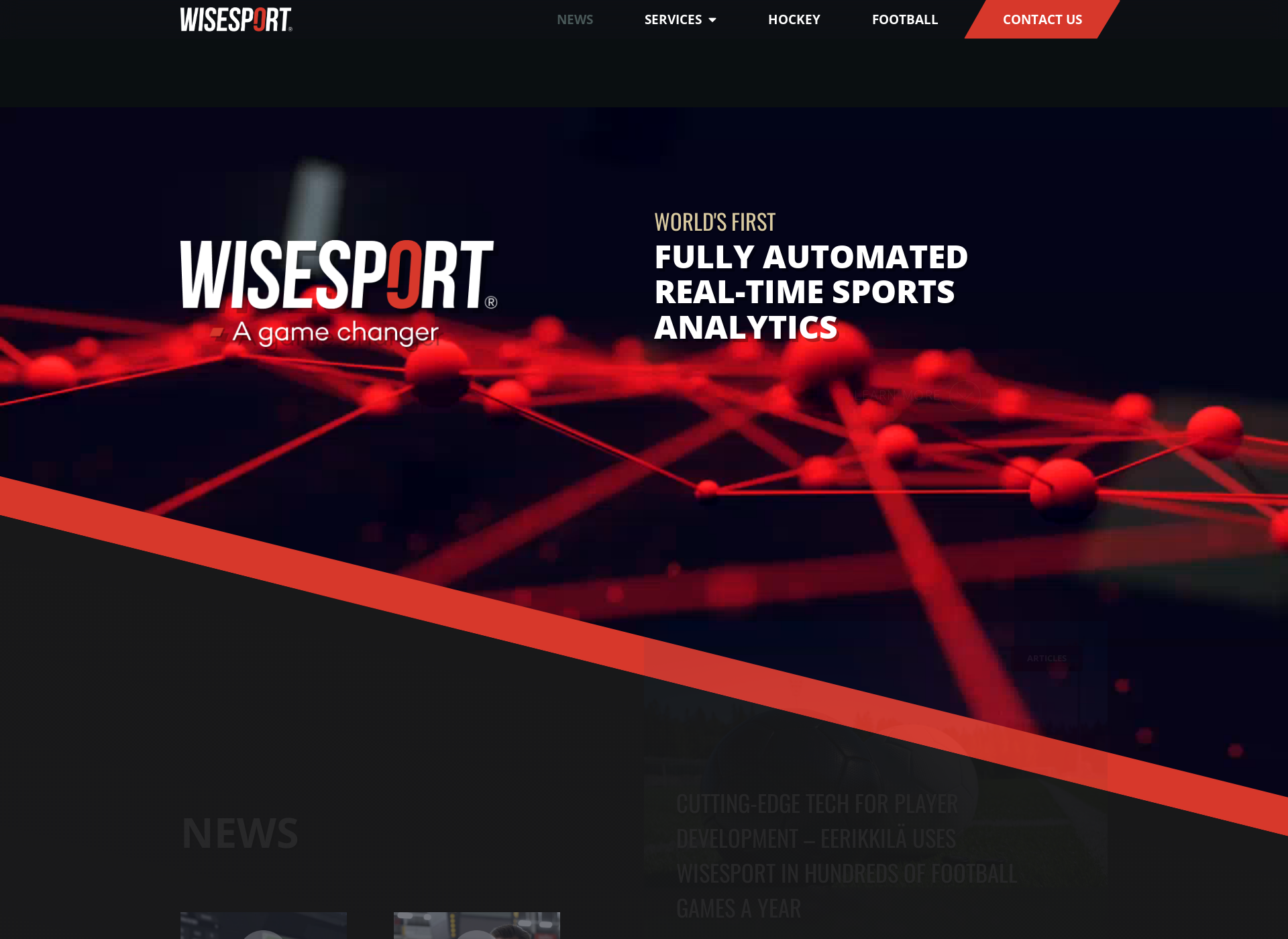 Screenshot for wise-sport.fi