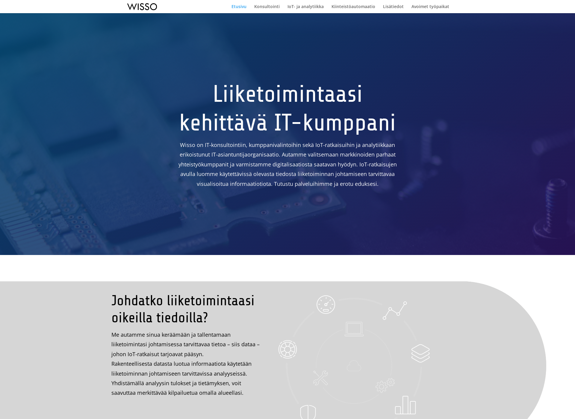 Screenshot for wisso.fi