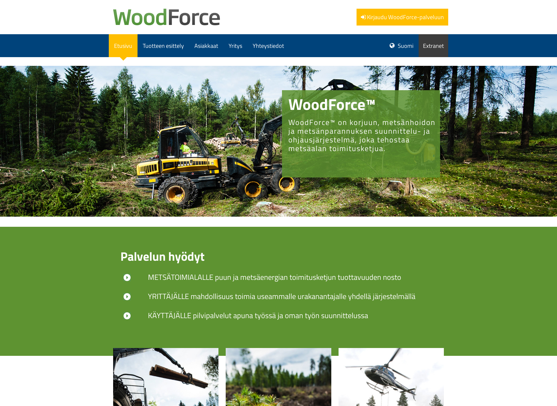 Näyttökuva woodforce.fi