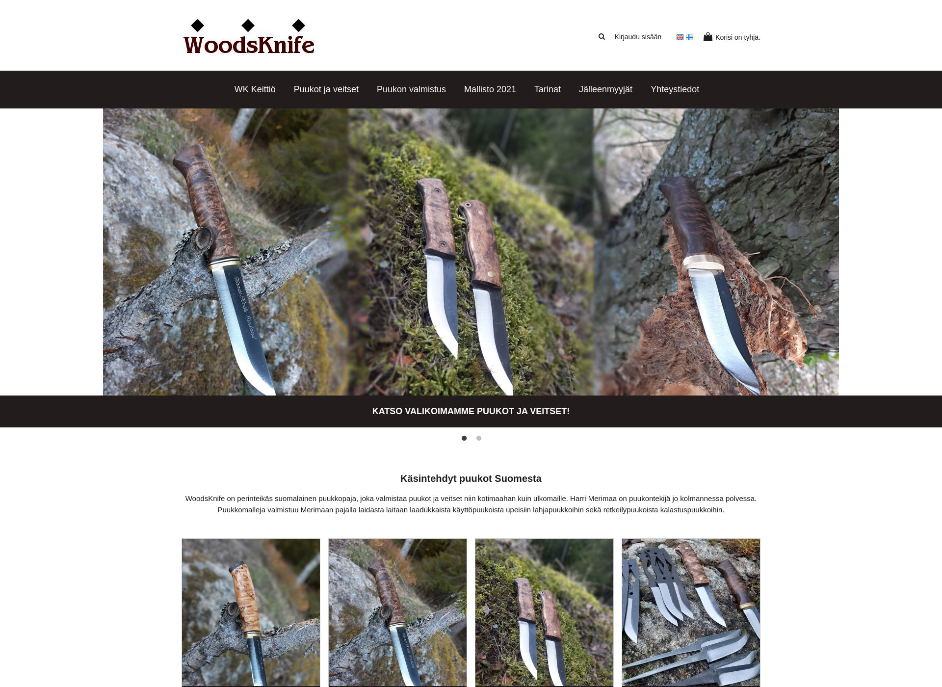 Screenshot for woodsknife.fi