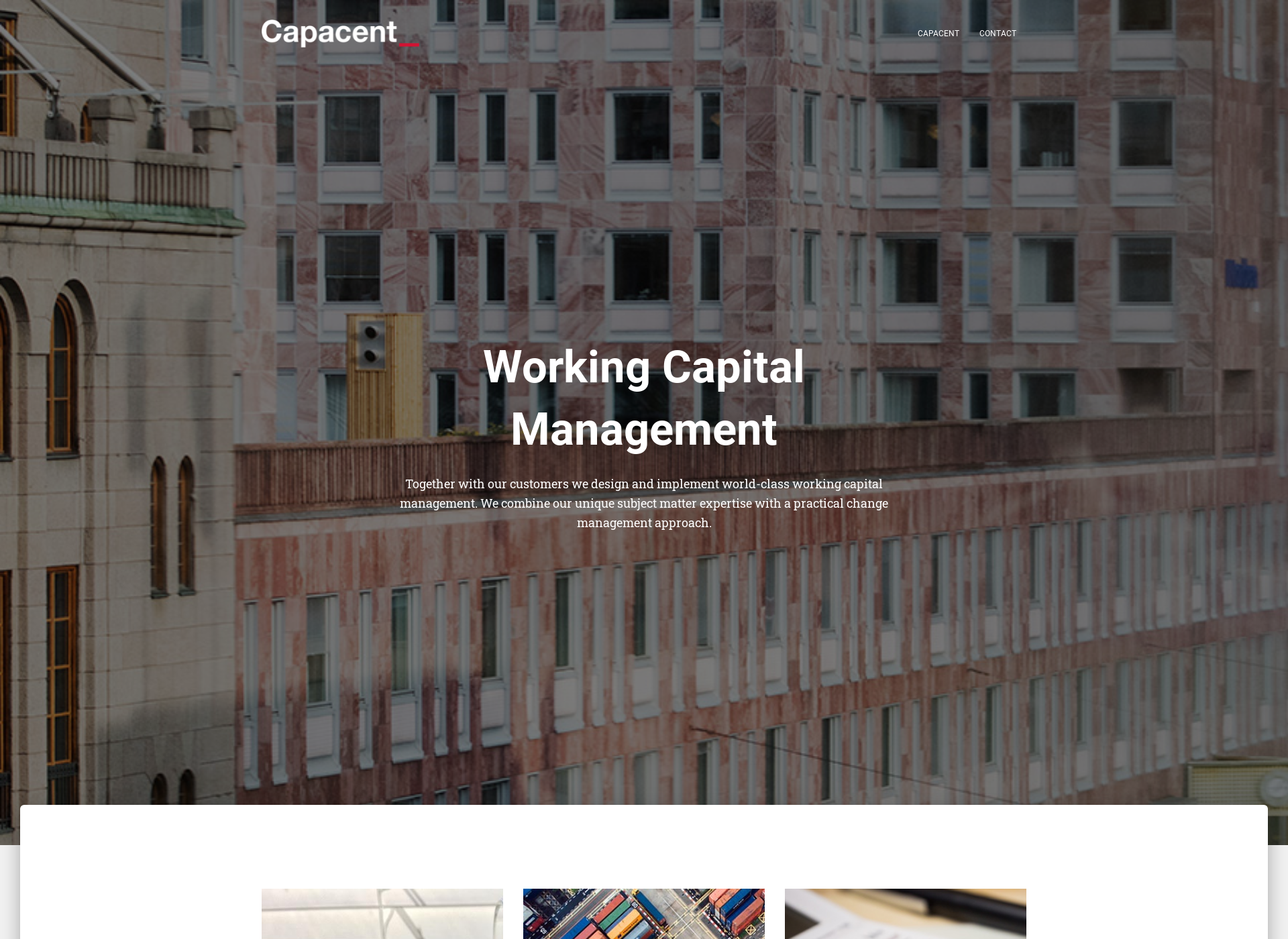 Skärmdump för workingcapitalmanagement.fi