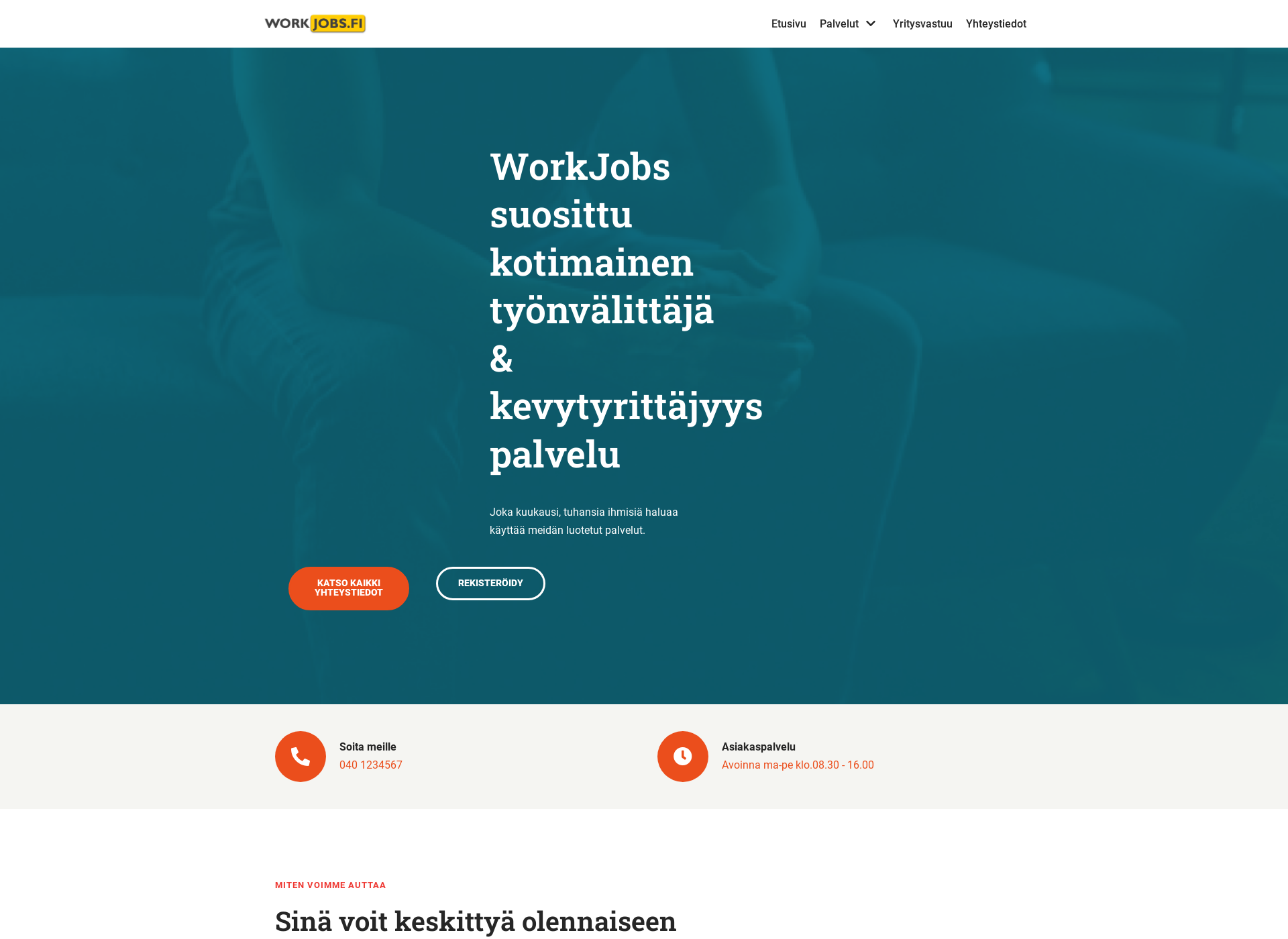 Screenshot for workjobs.fi
