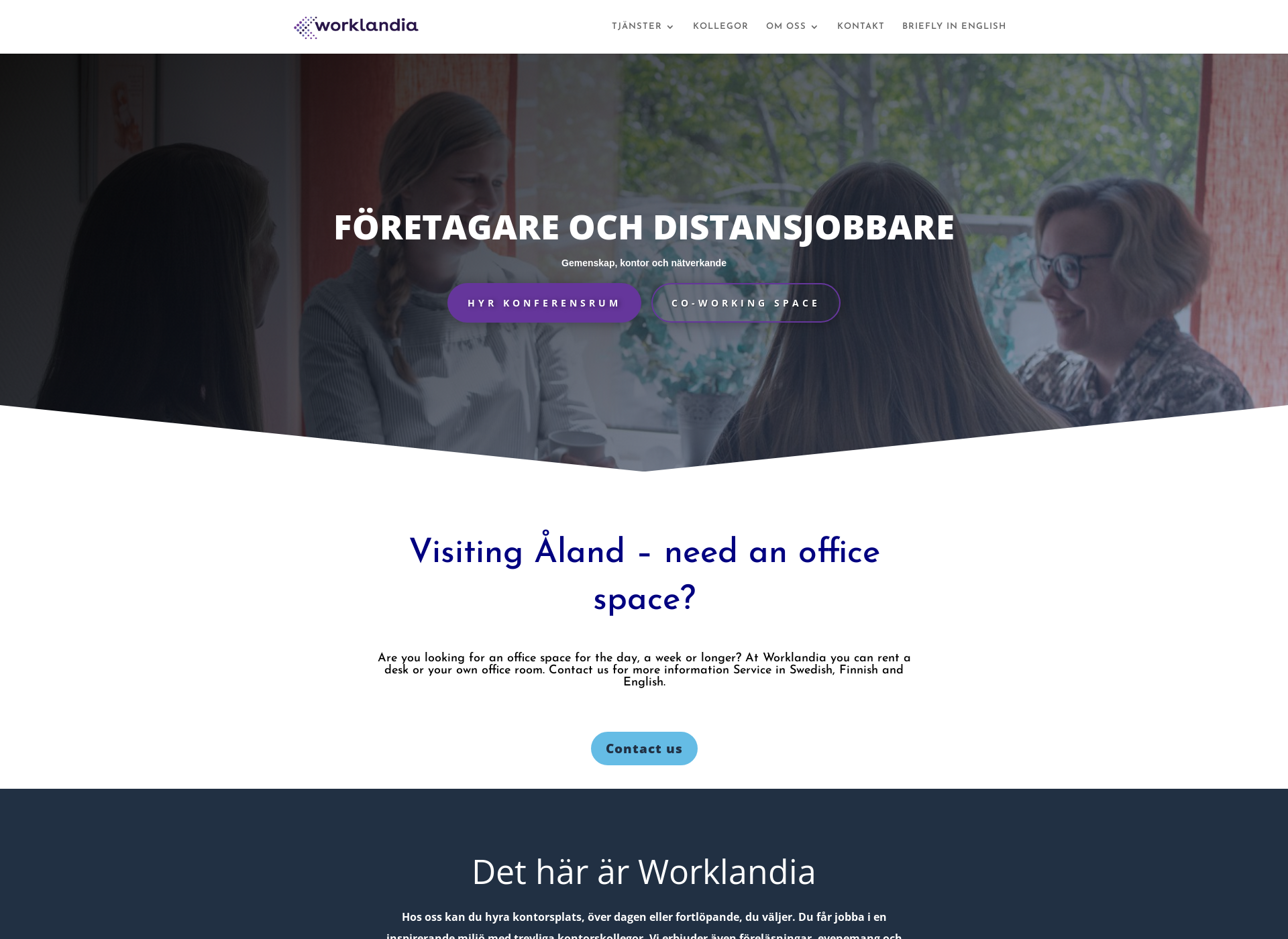 Skärmdump för worklandia.fi