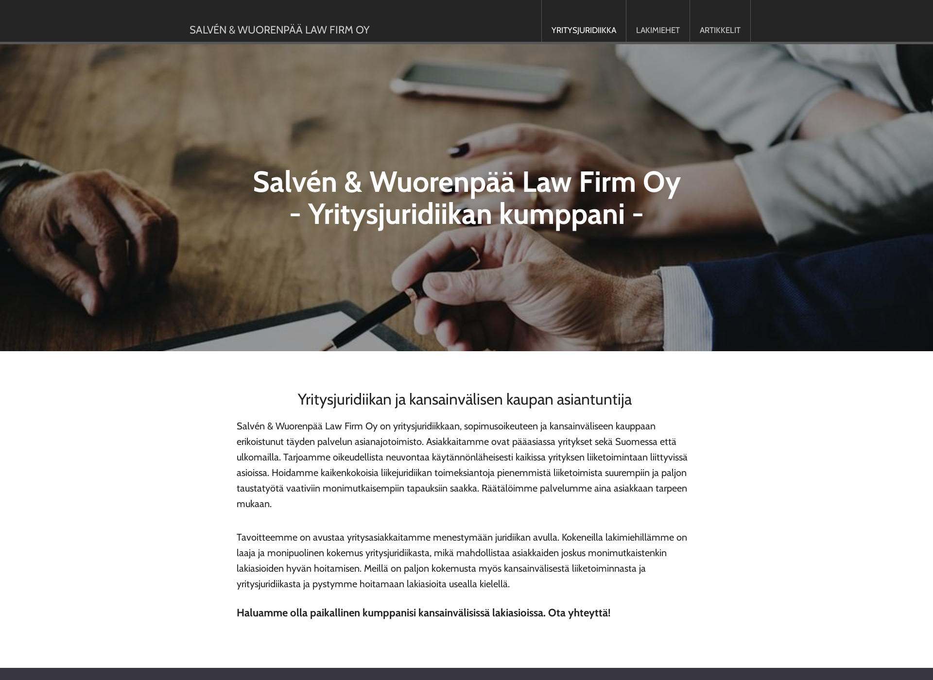 Screenshot for wuorenpaa.fi