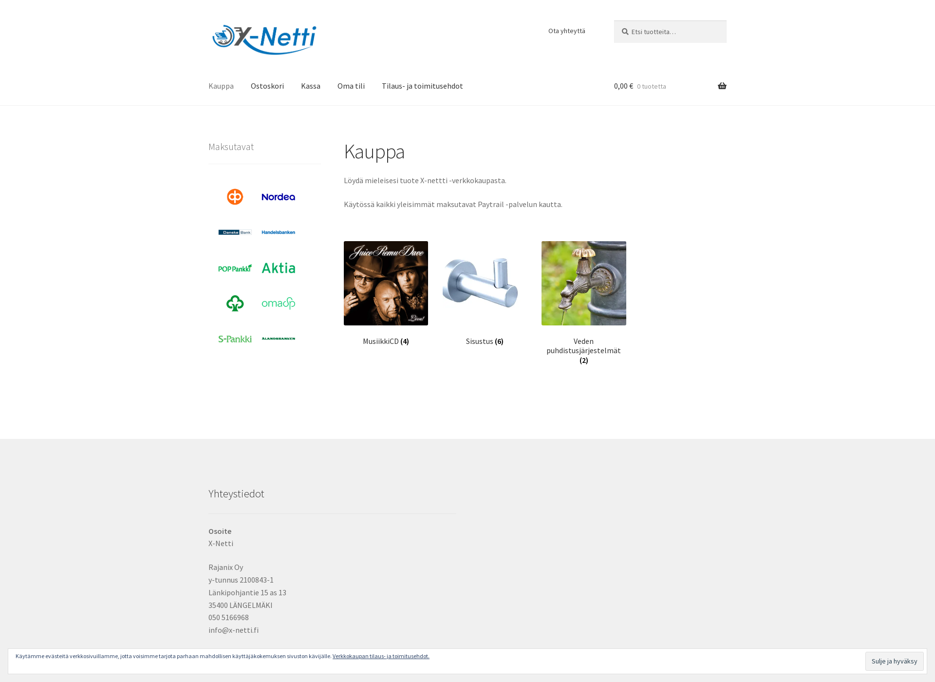 Screenshot for x-netti.fi