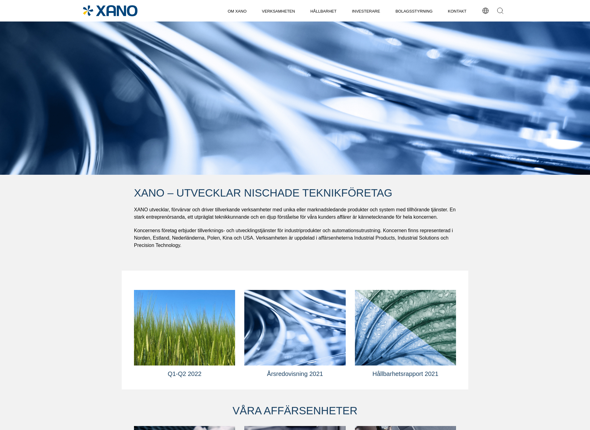 Screenshot for xano.fi