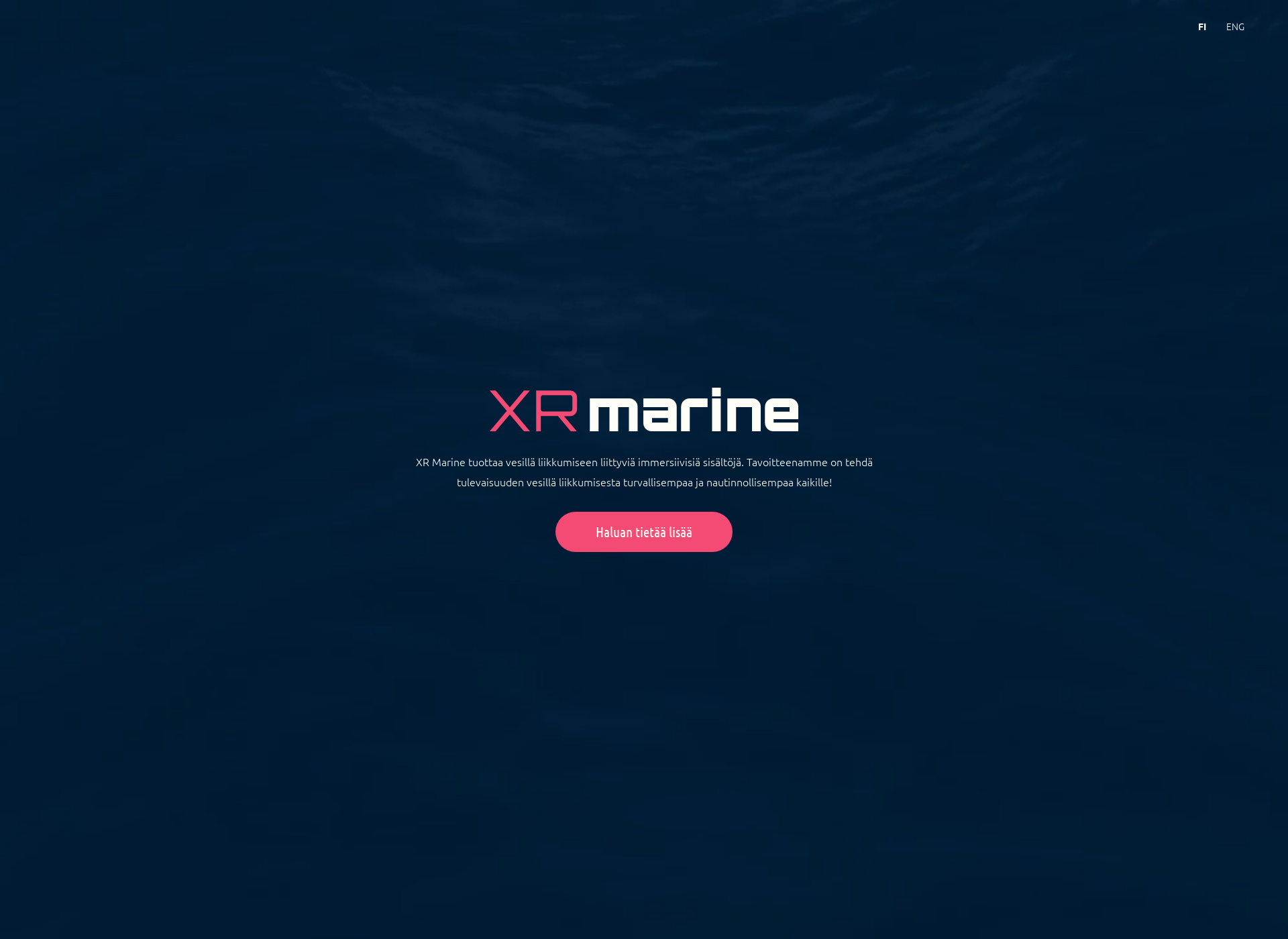 Screenshot for xrmarine.fi