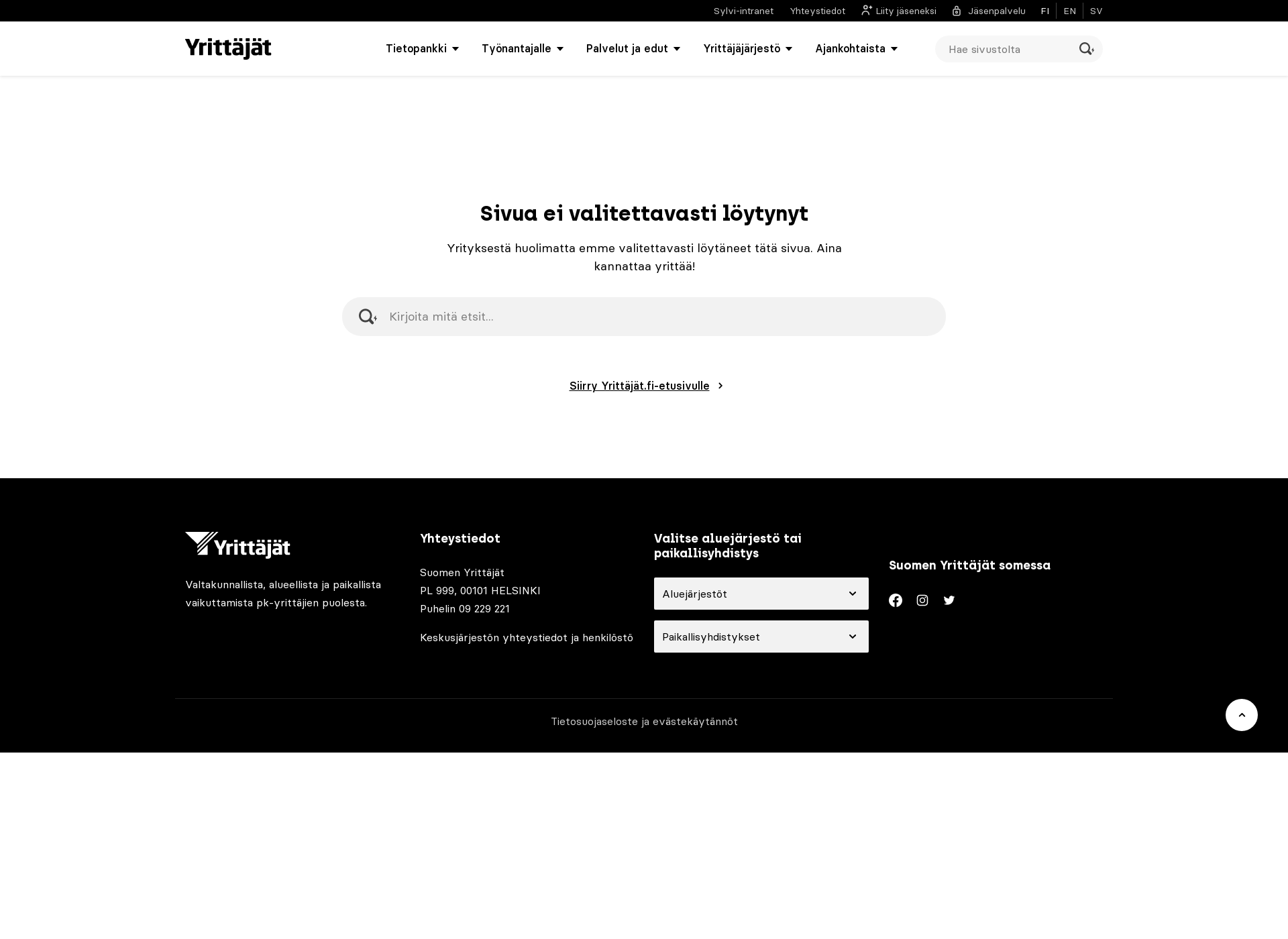 Screenshot for y-treffit.fi