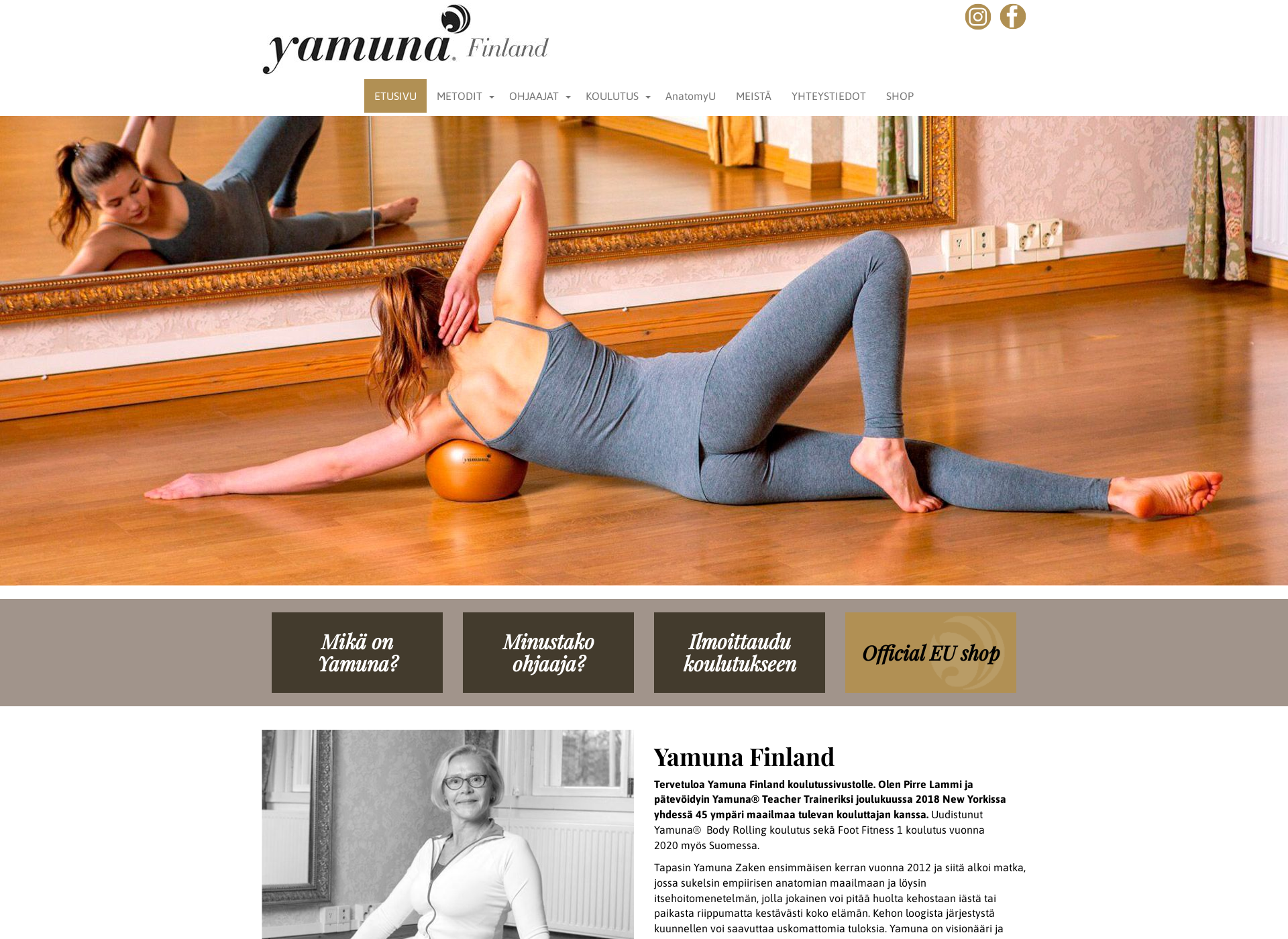 Screenshot for yamunafinland.fi