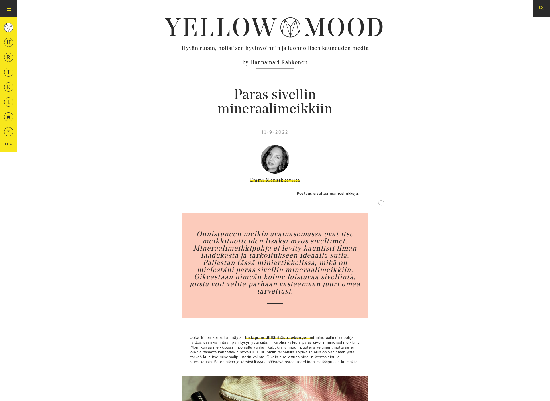 Näyttökuva yellowmood.fi