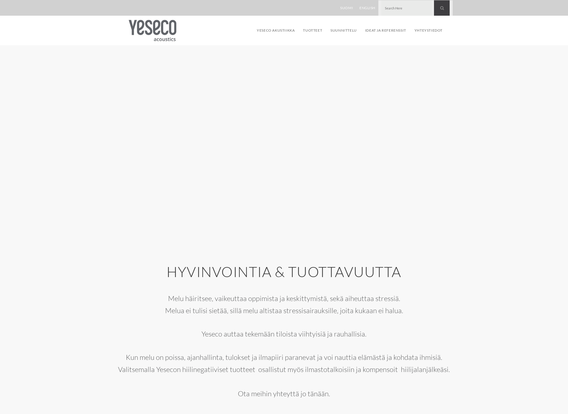 Screenshot for yeseco.fi