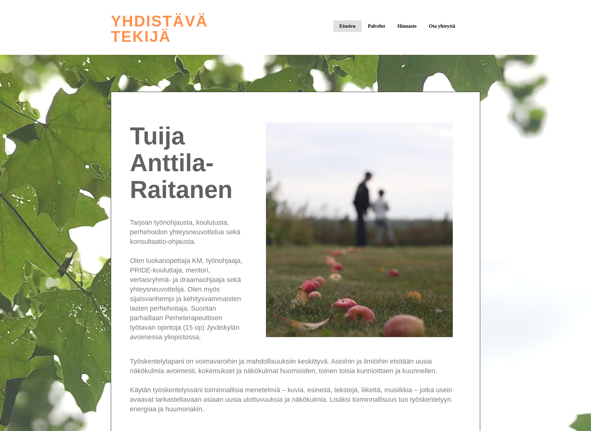 Screenshot for yhdistavatekija.fi