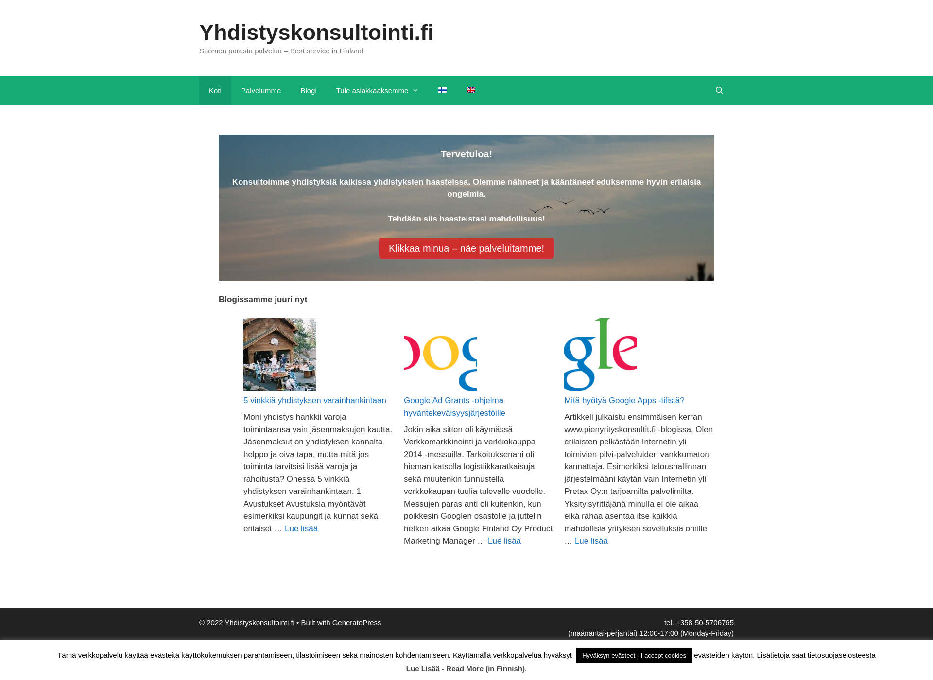 Screenshot for yhdistyskonsultointi.fi