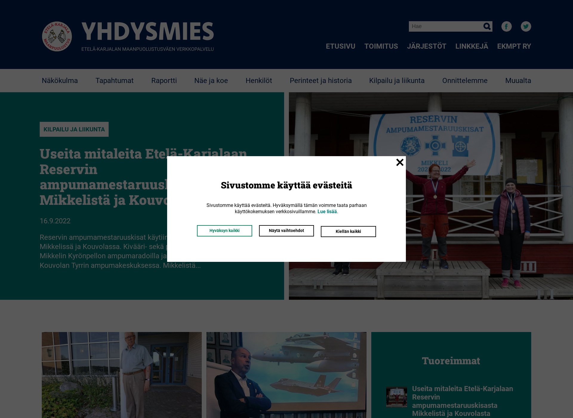 Screenshot for yhdysmies.fi