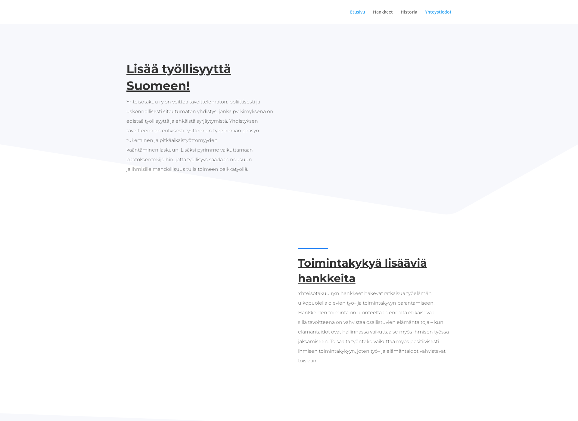 Screenshot for yhteisötakuu.fi
