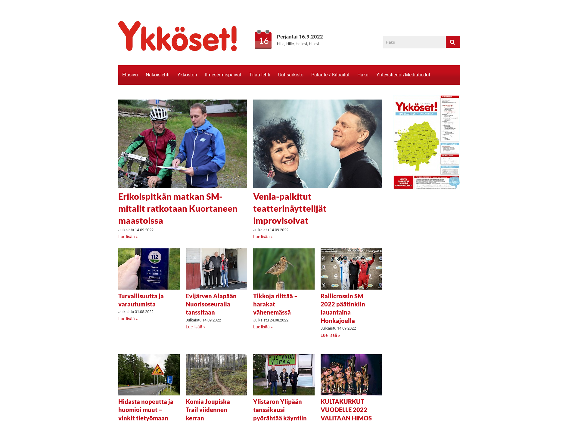 Screenshot for ykkoset.fi
