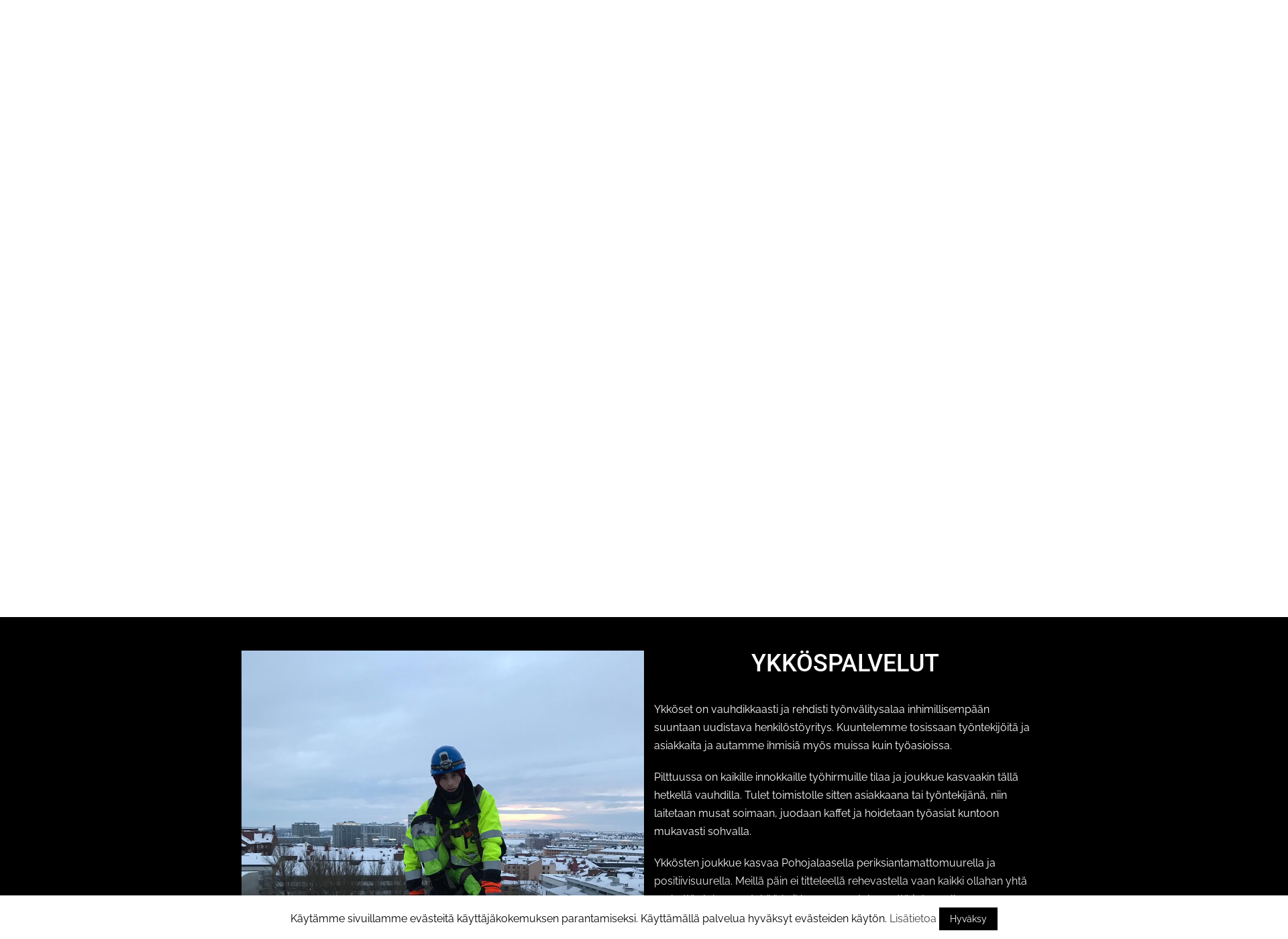 Skärmdump för ykkospalvelut.fi