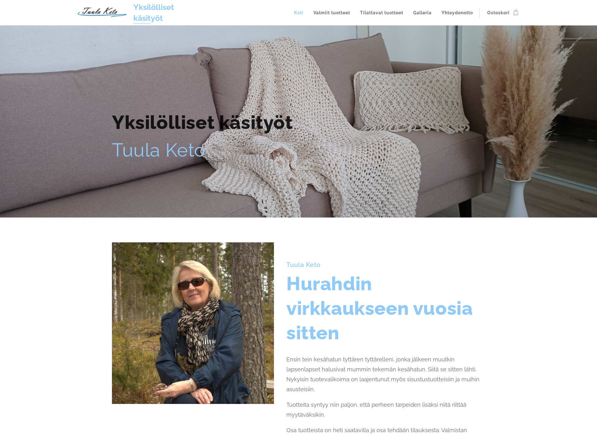 Screenshot for yksilollisetkasityottuulaketo.fi