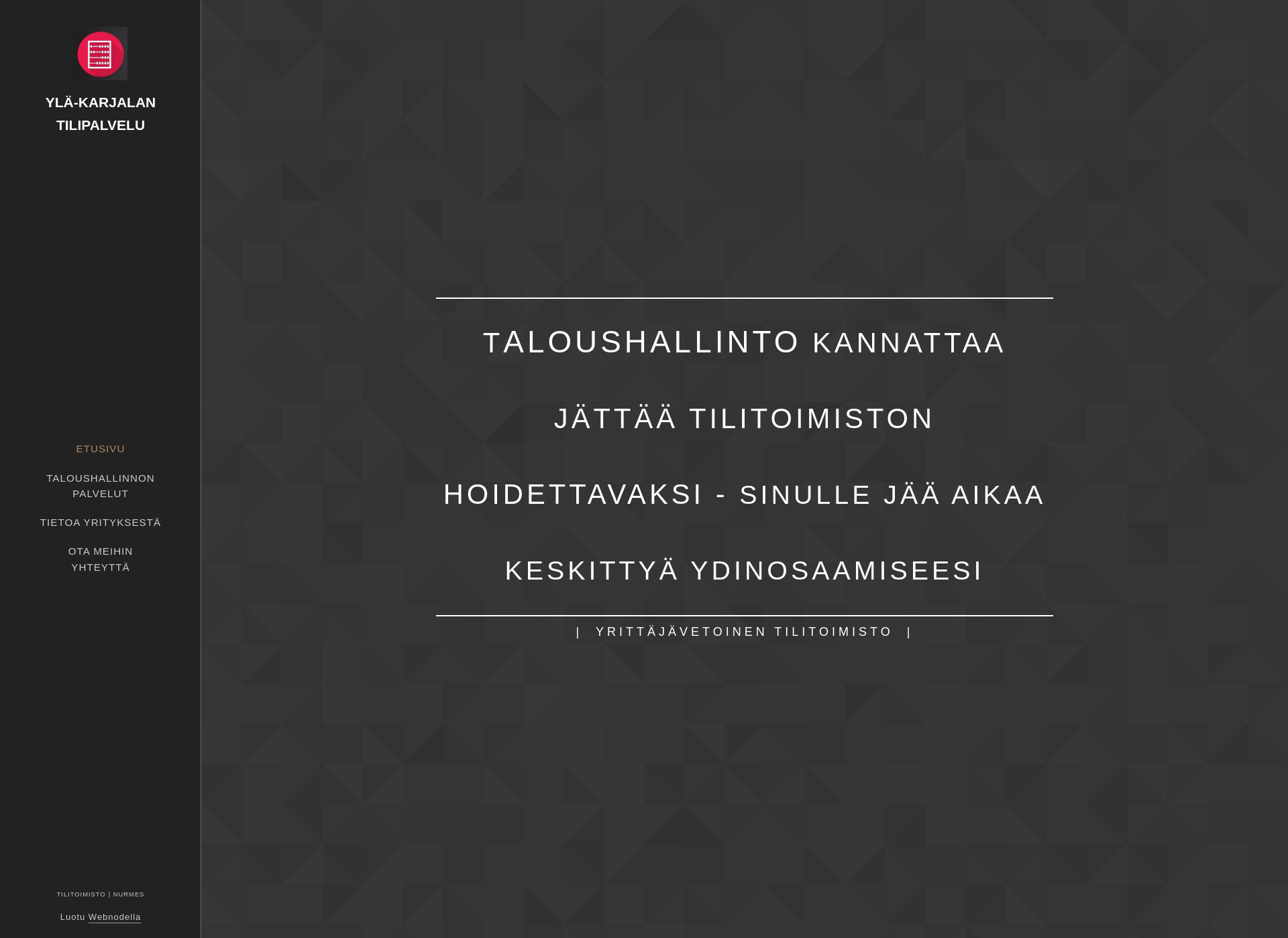 Skärmdump för yktilipalvelu.fi