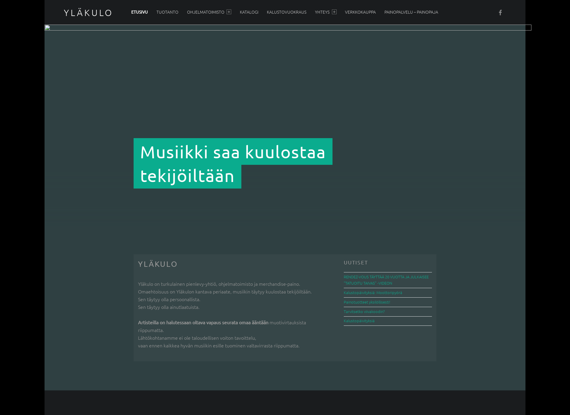 Screenshot for ylakulo.fi