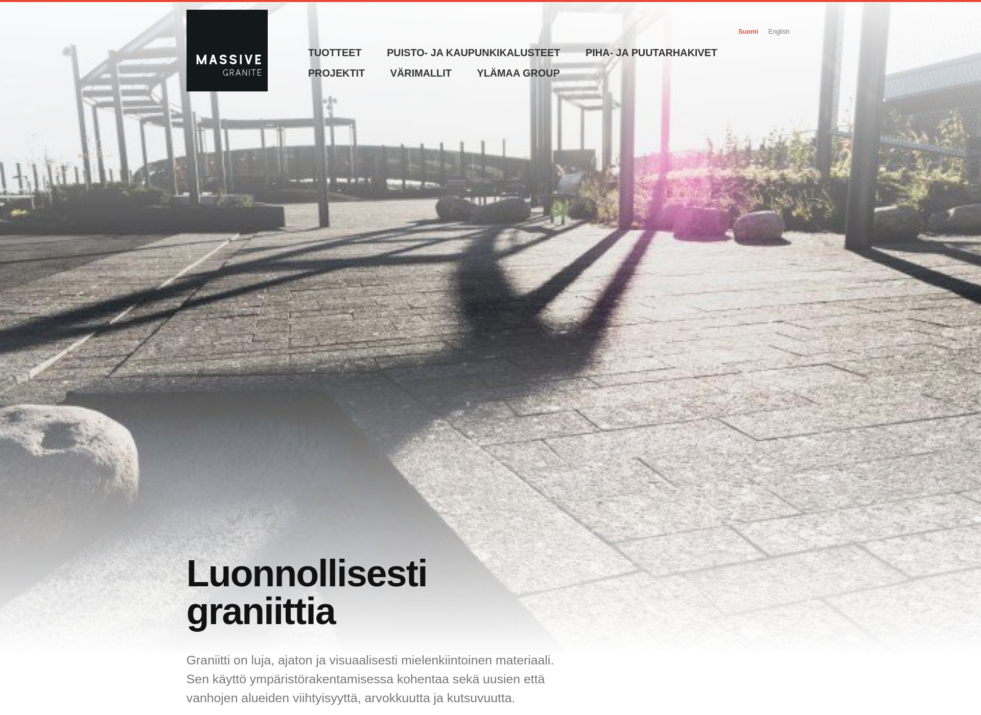 Screenshot for ylamaamassivegranite.fi