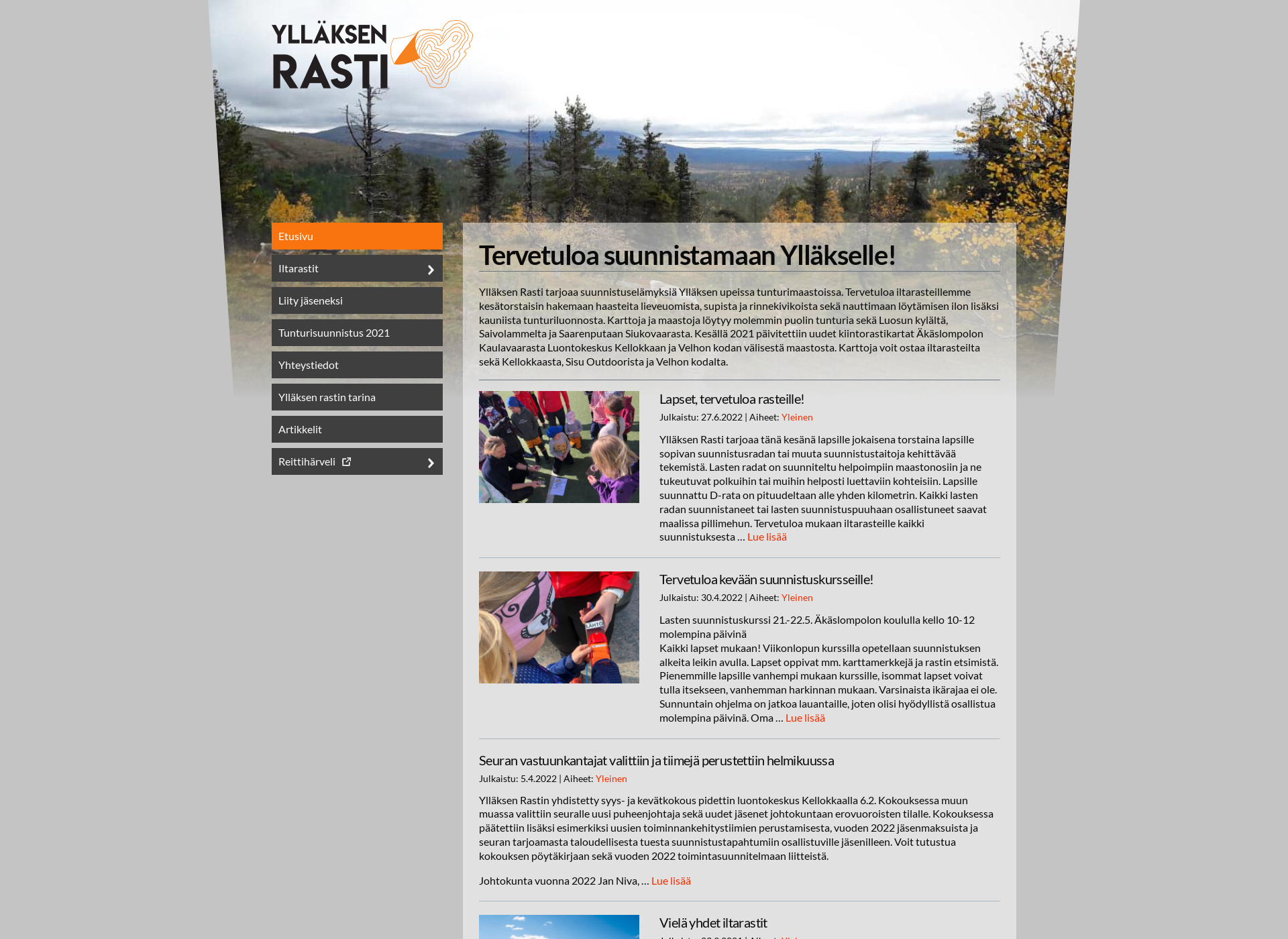 Screenshot for yllaksenrasti.fi