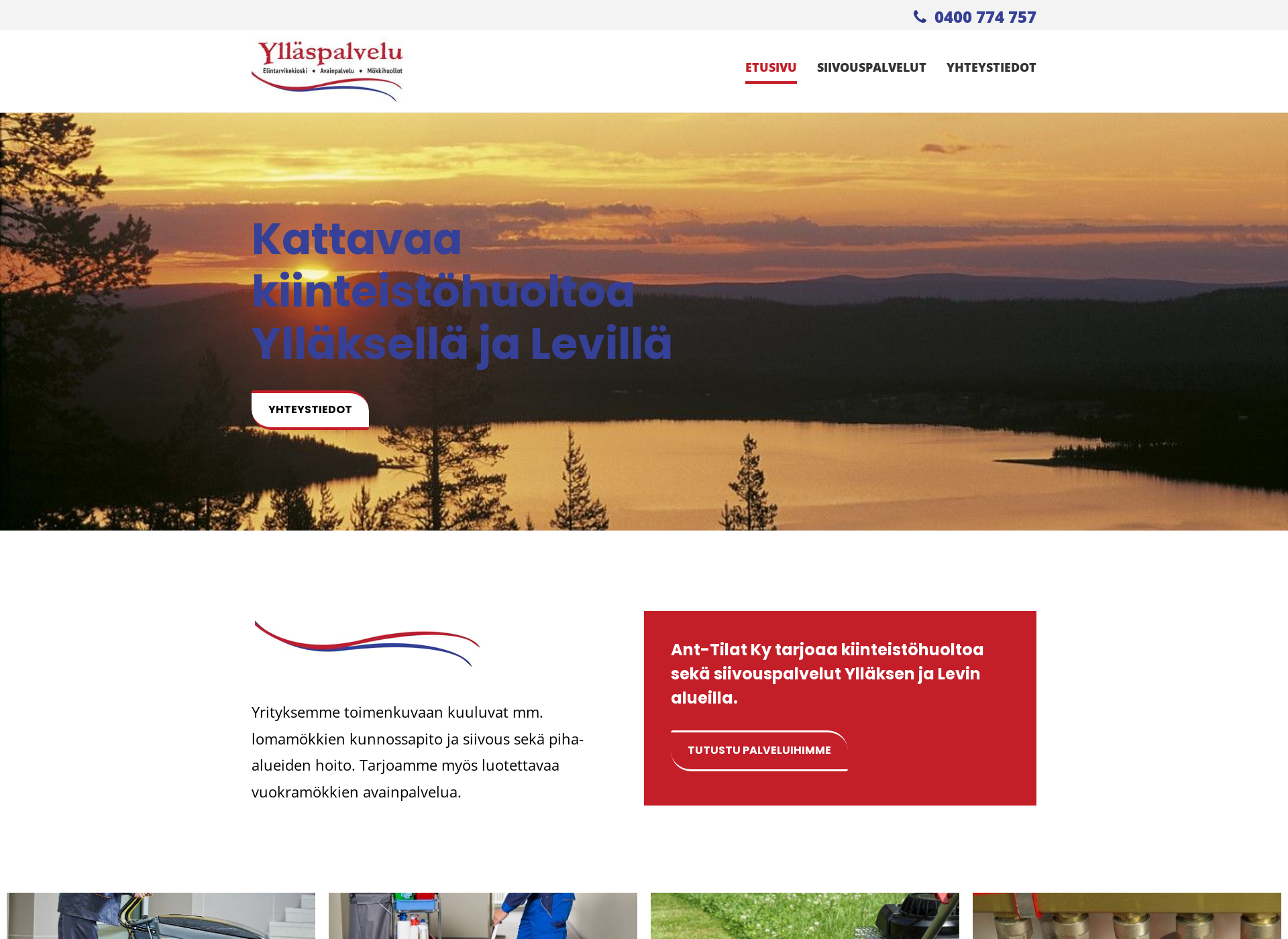 Screenshot for yllaspalvelu.fi