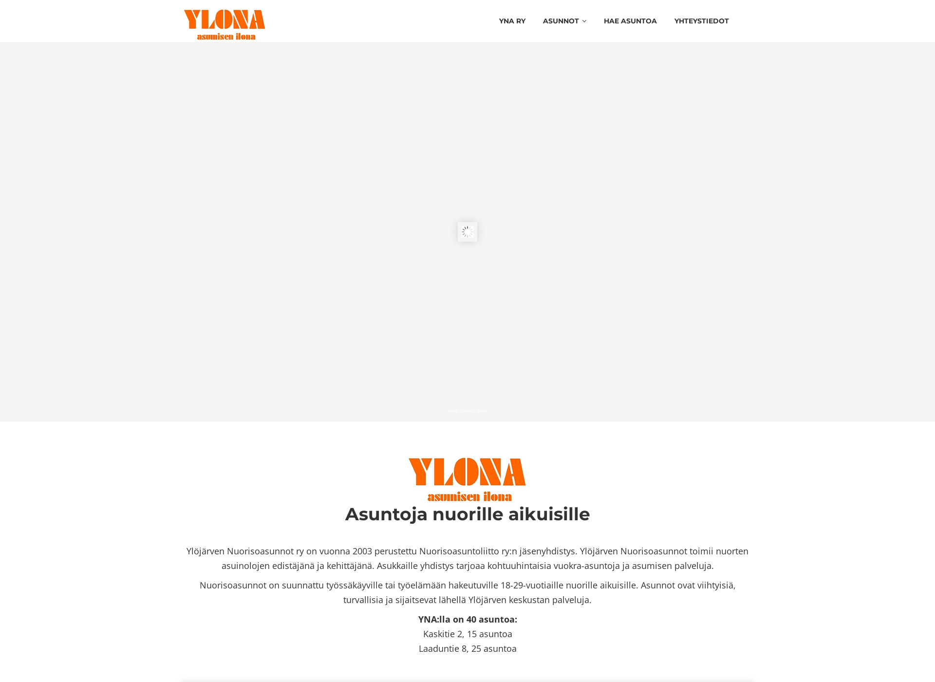 Screenshot for ylona.fi