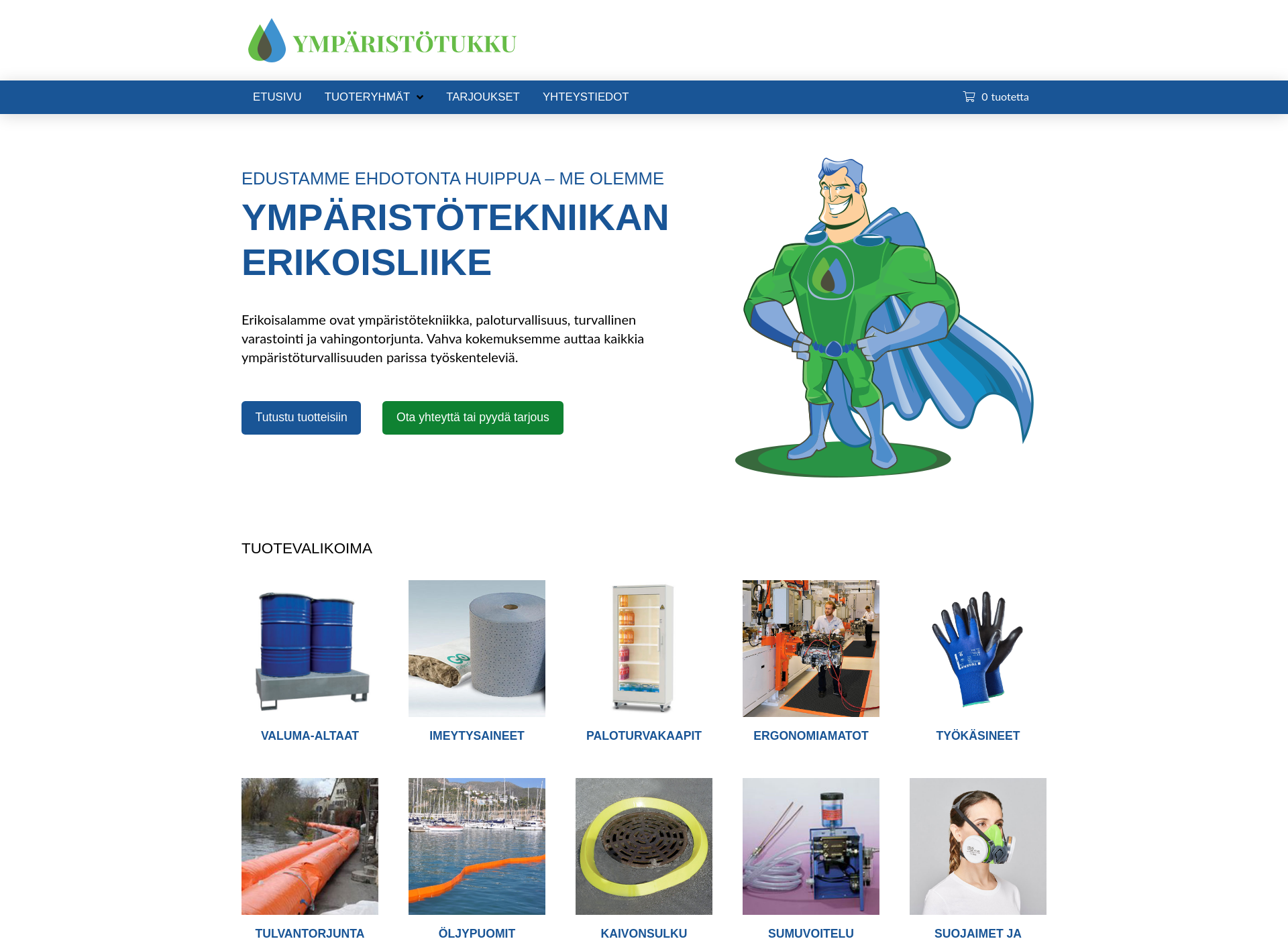 Screenshot for ymparistotukku.fi