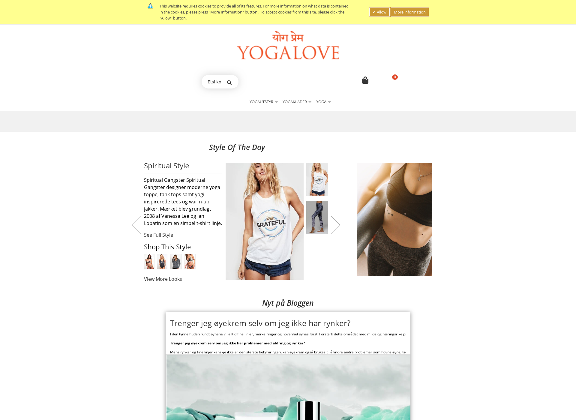 Screenshot for yogalove.fi
