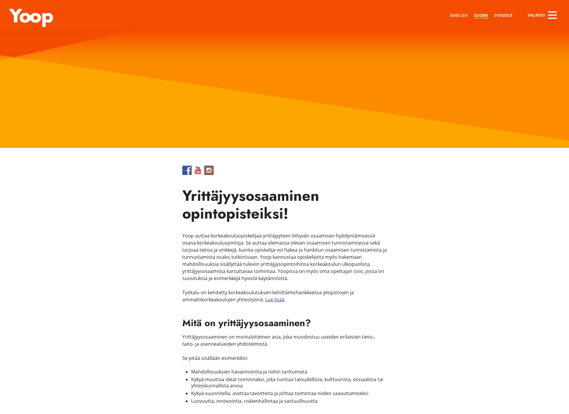 Screenshot for yoop.fi