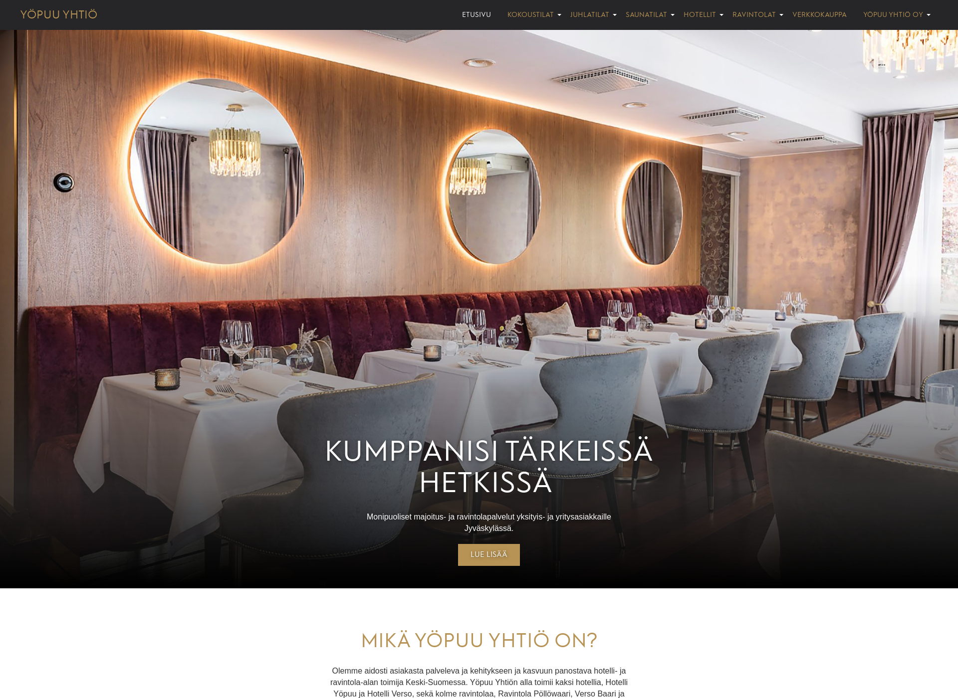 Screenshot for yopuuyhtio.fi