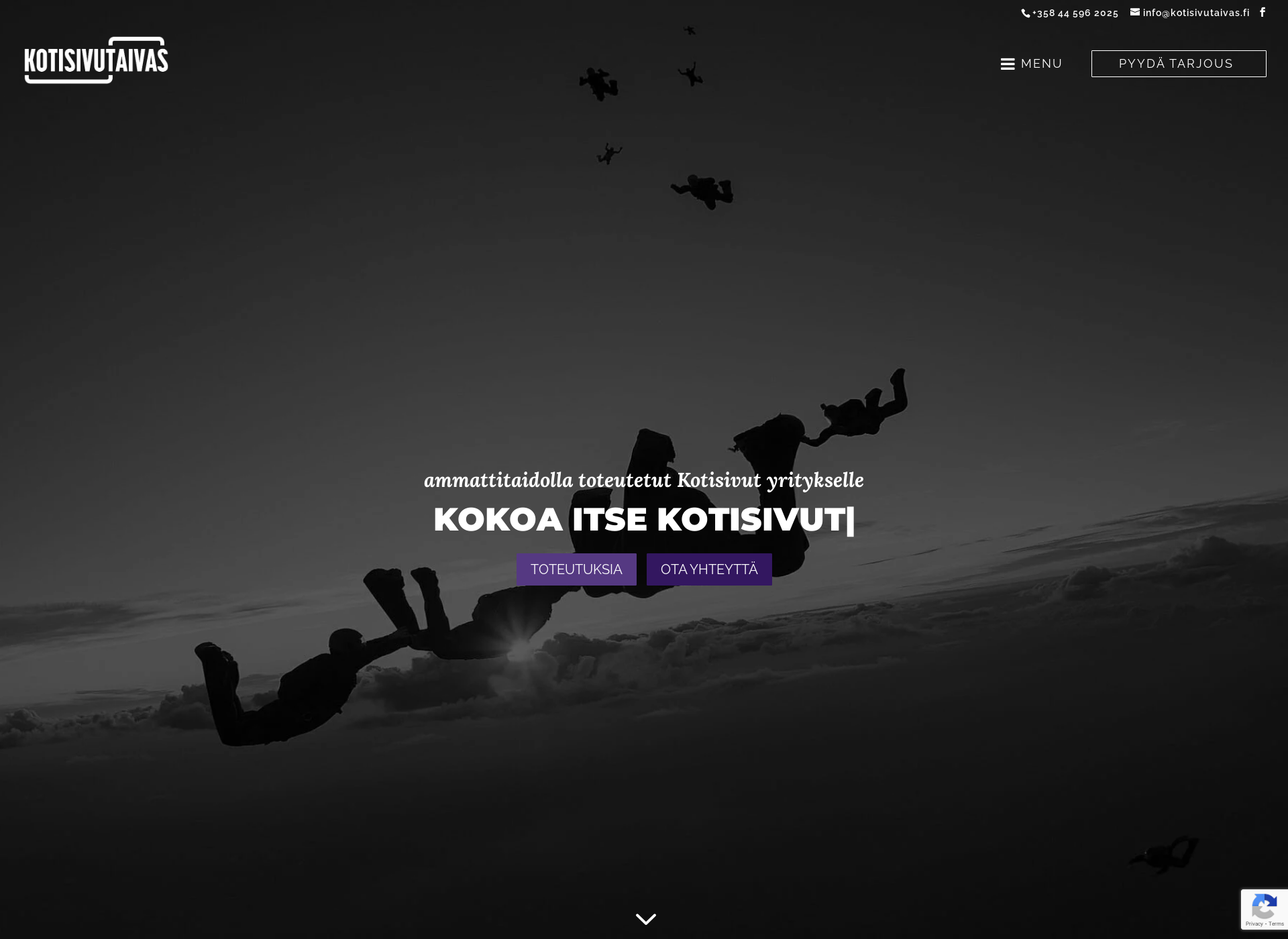 Screenshot for yrittajakoulutus.fi