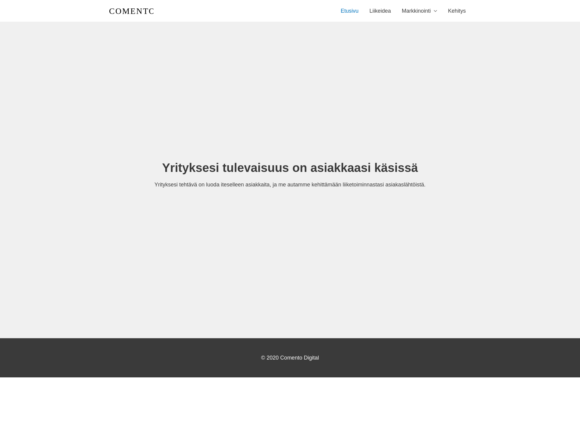 Screenshot for yrityksenmarkkinointi.fi