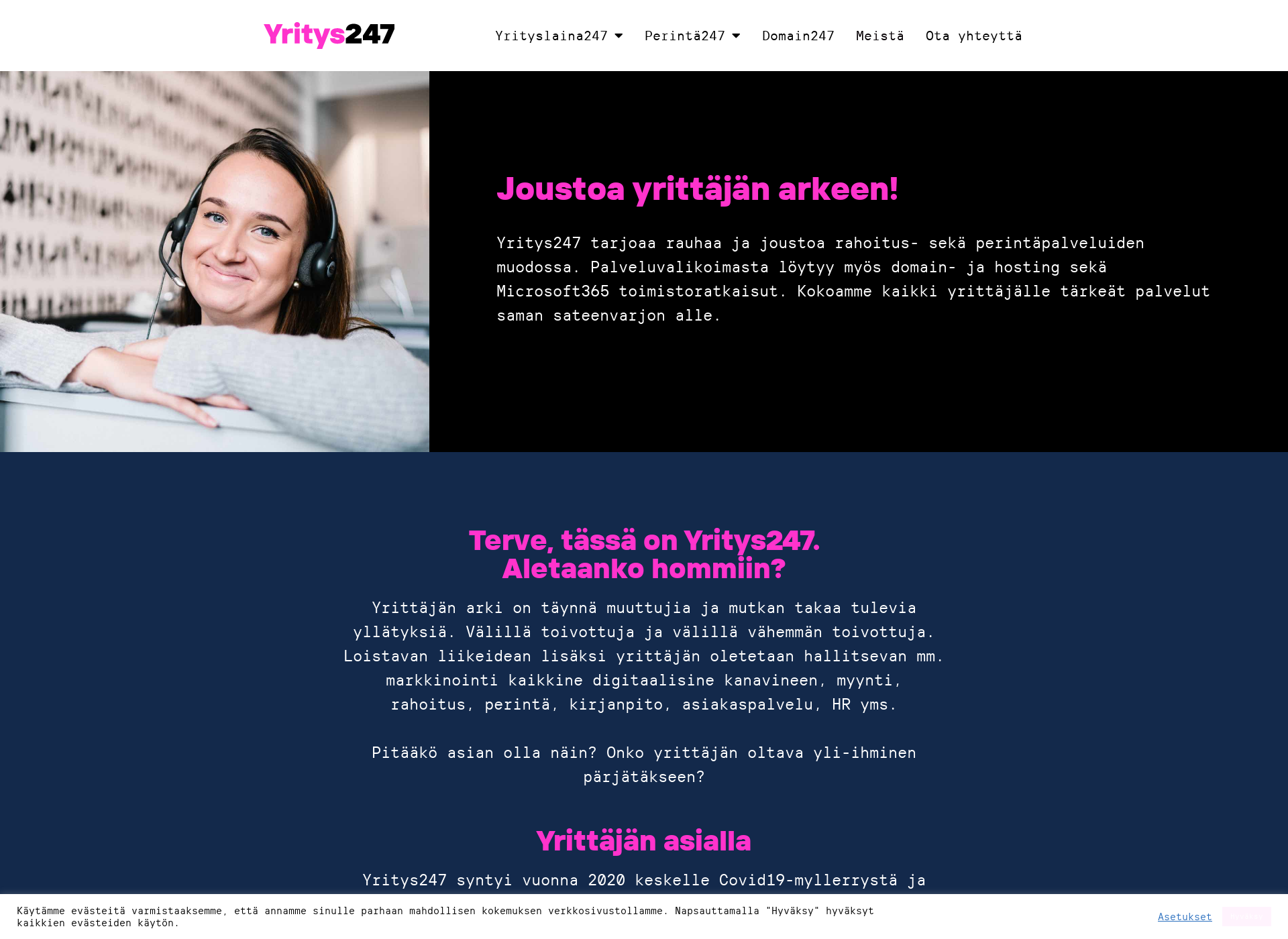 Screenshot for yritys247.fi