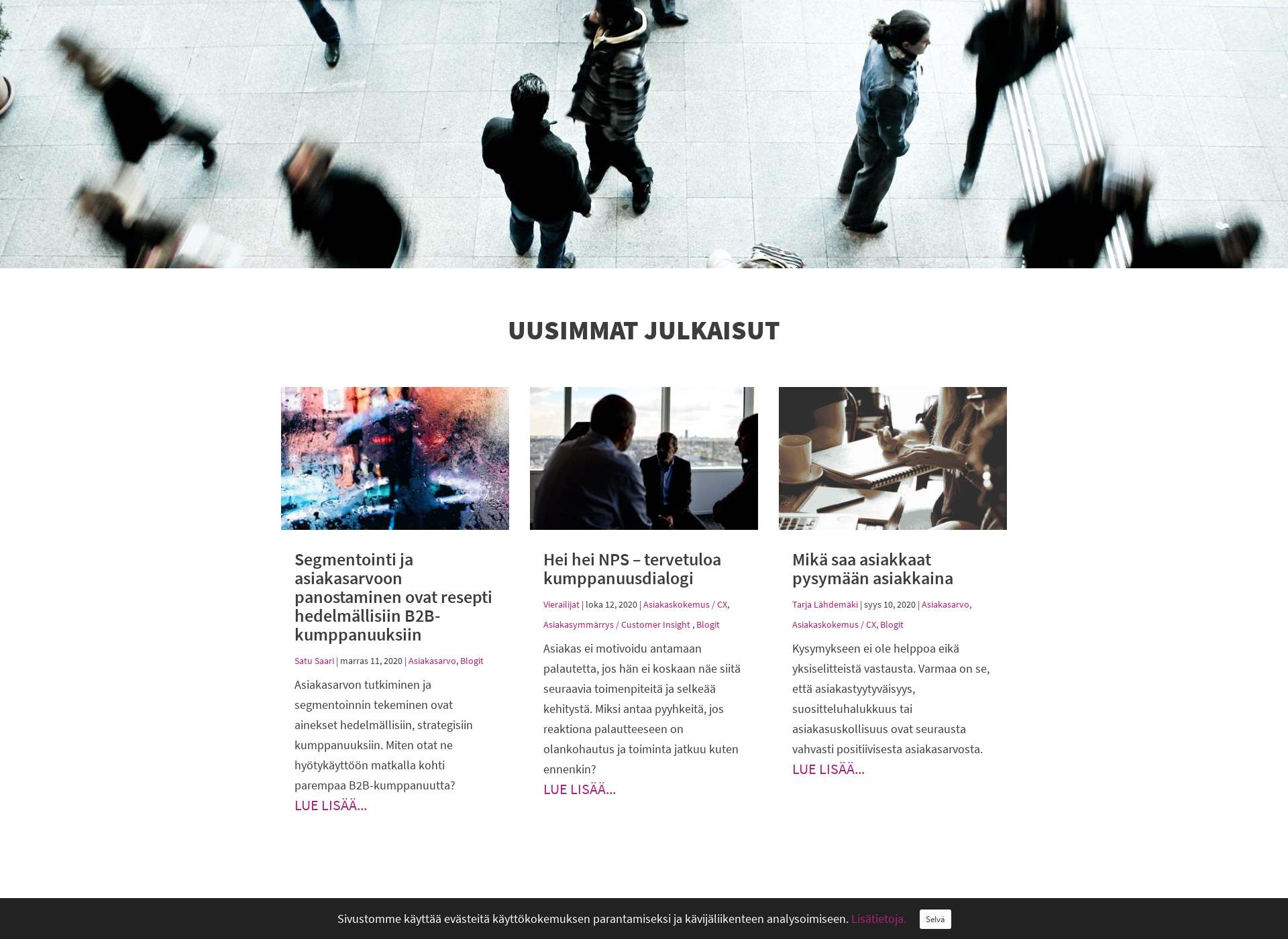 Skärmdump för yritysmarkkinantila.fi