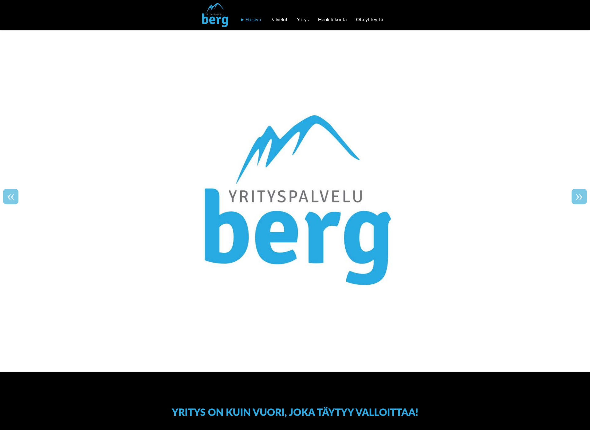 Screenshot for yrityspalveluberg.fi