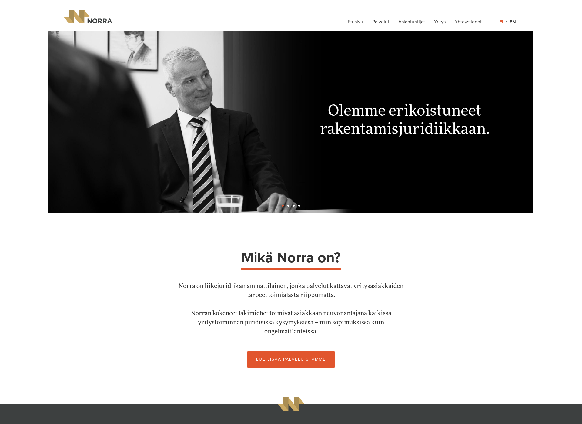 Screenshot for yrityspalvelutalo.fi