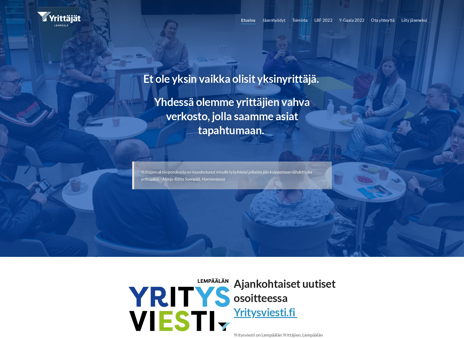 Screenshot for yritysrinki.fi