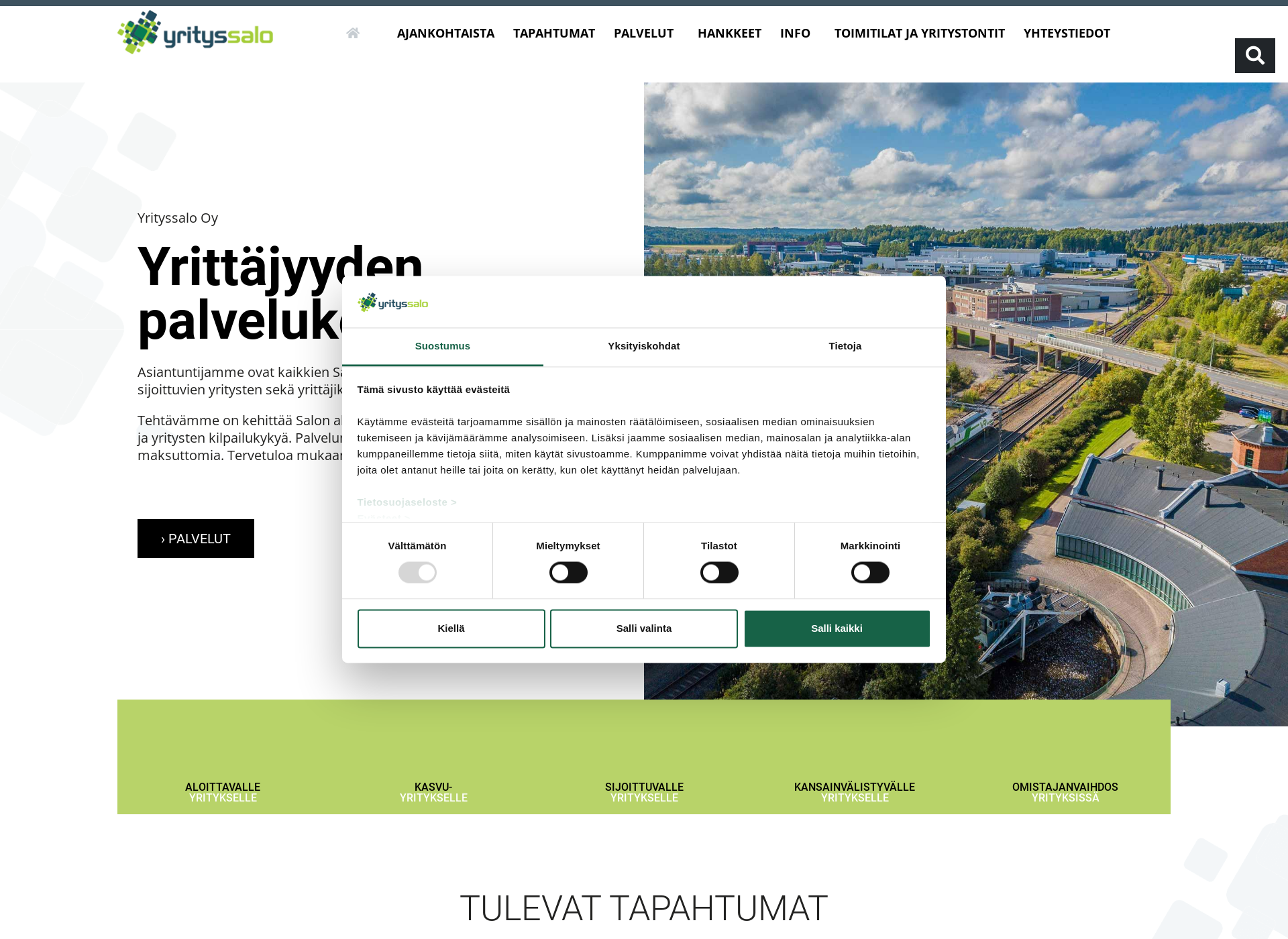Screenshot for yrityssalo.fi