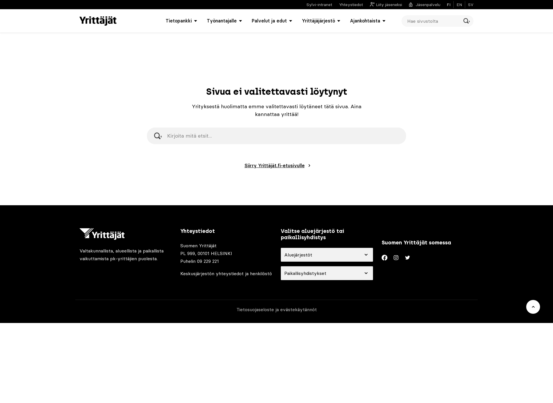Screenshot for ytreffit.fi