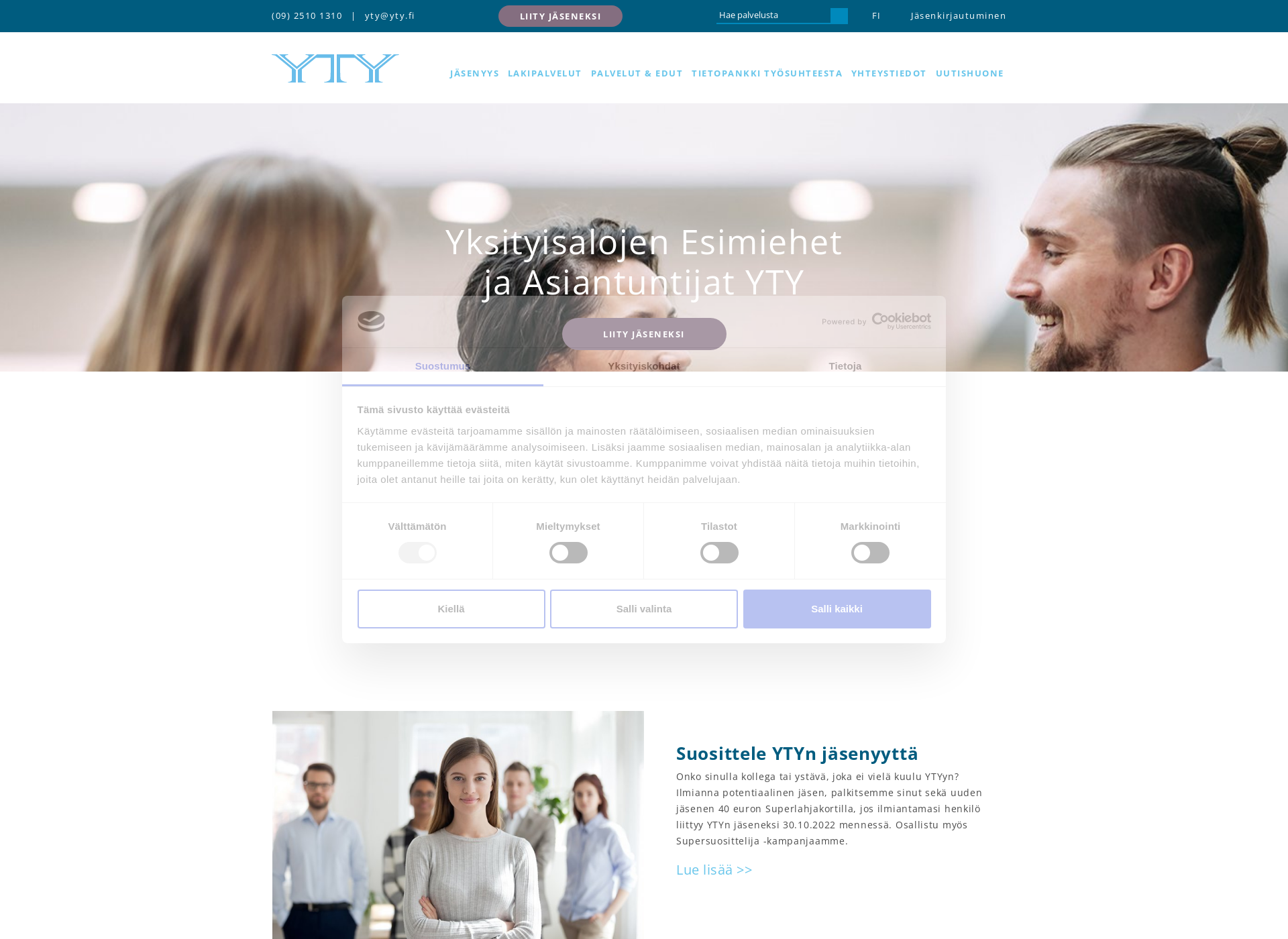 Screenshot for yty.fi