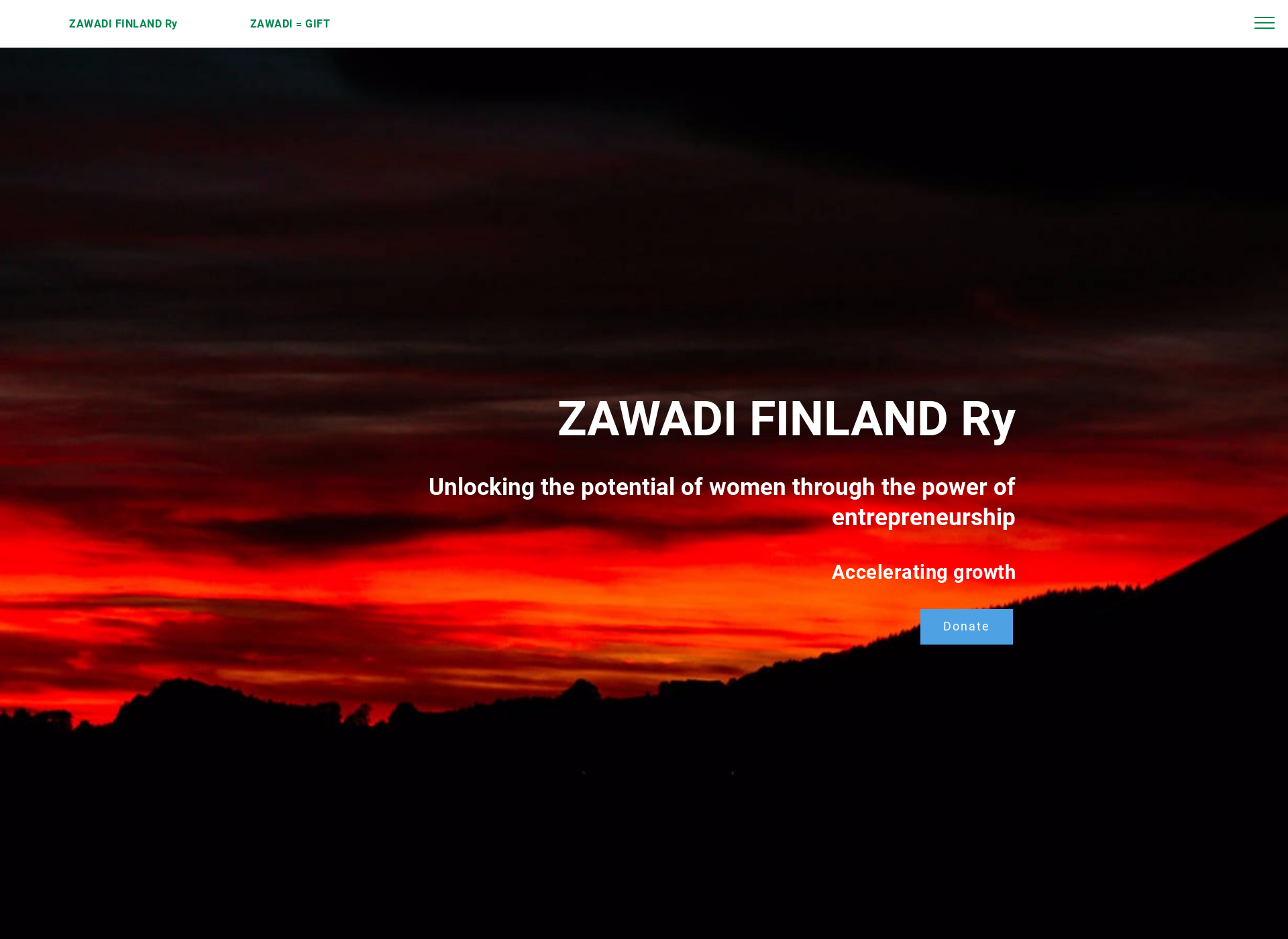 Screenshot for zawadi.fi