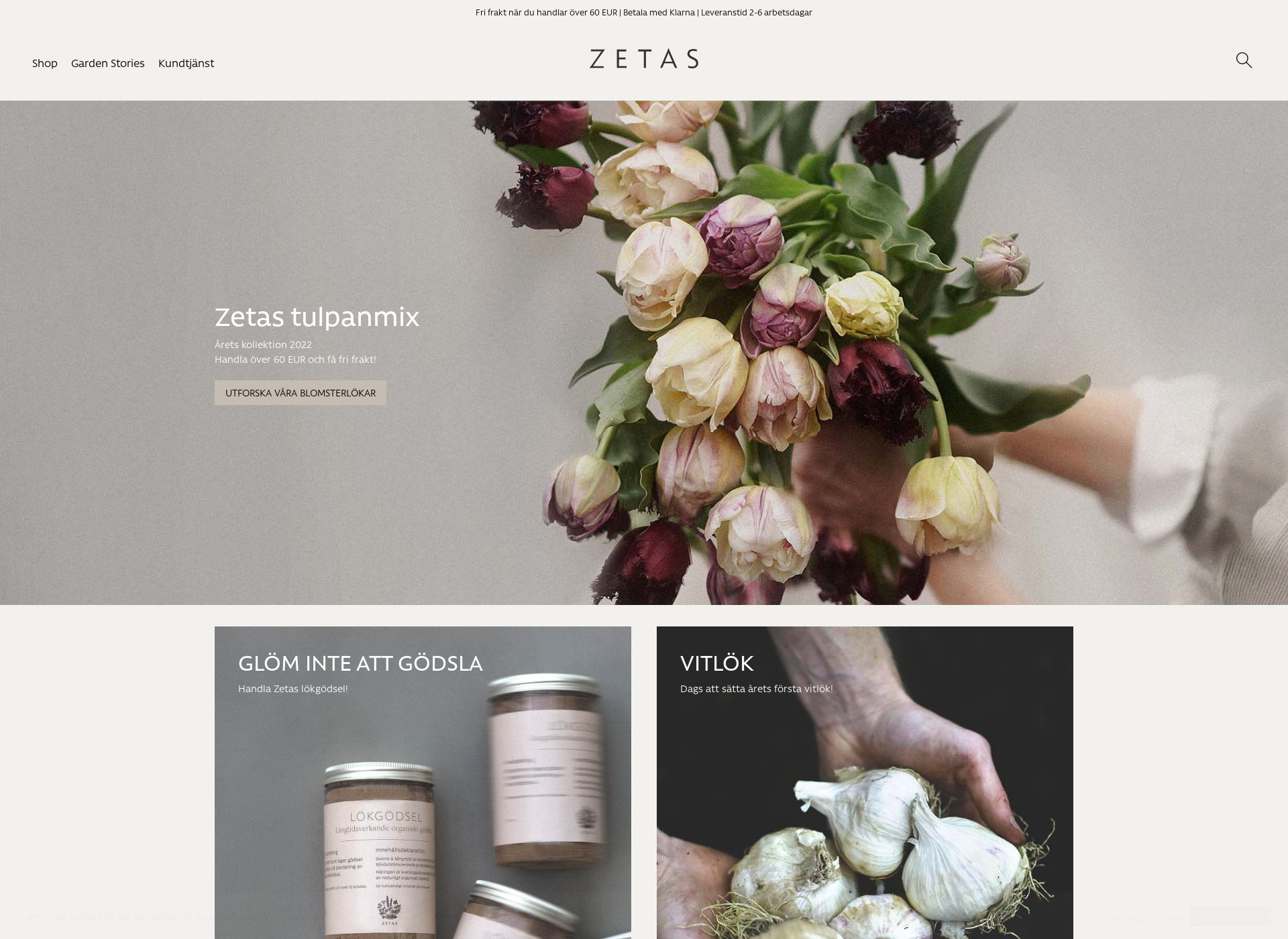 Screenshot for zetas.fi