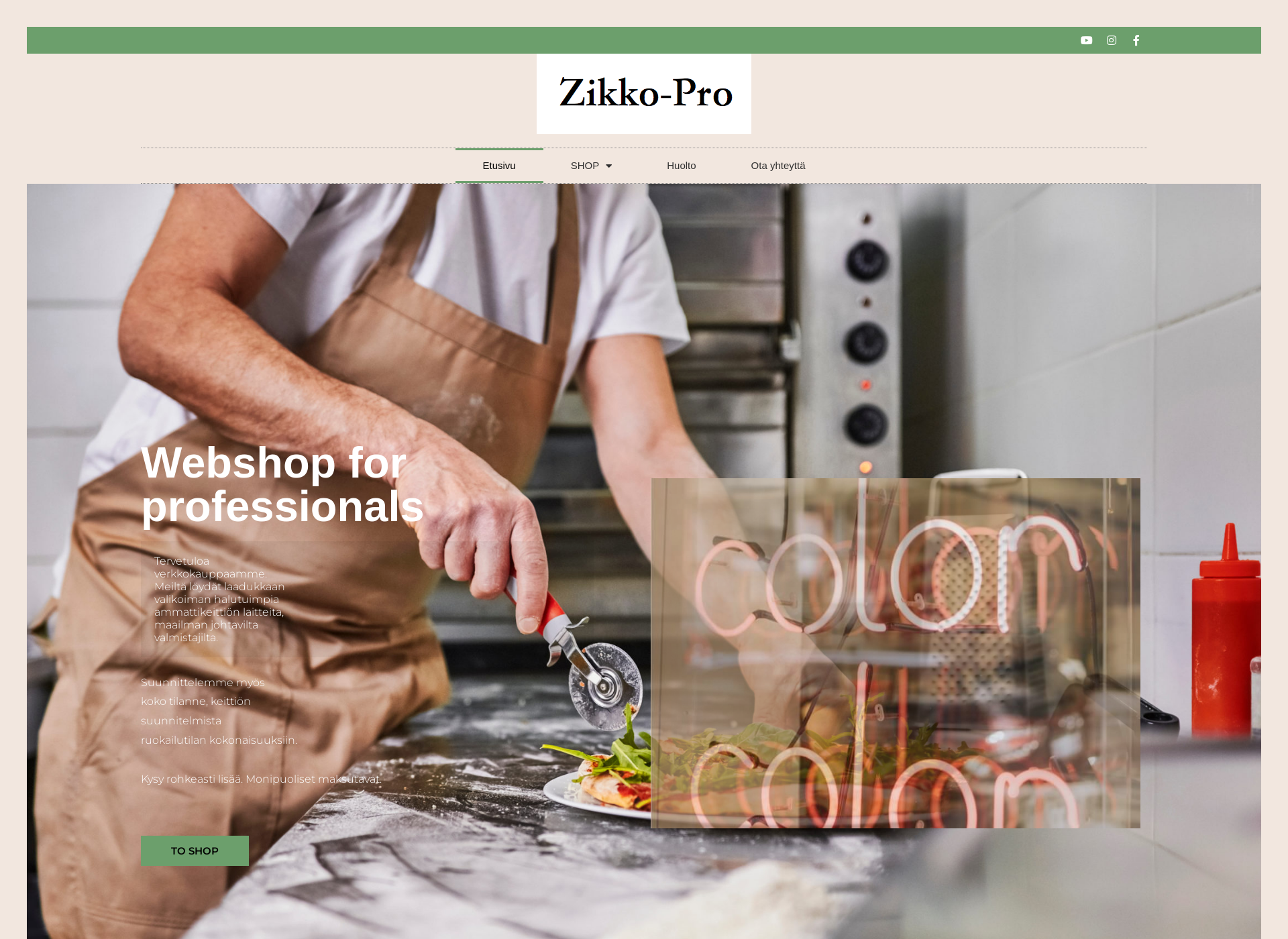 Skärmdump för zikko-pro.fi