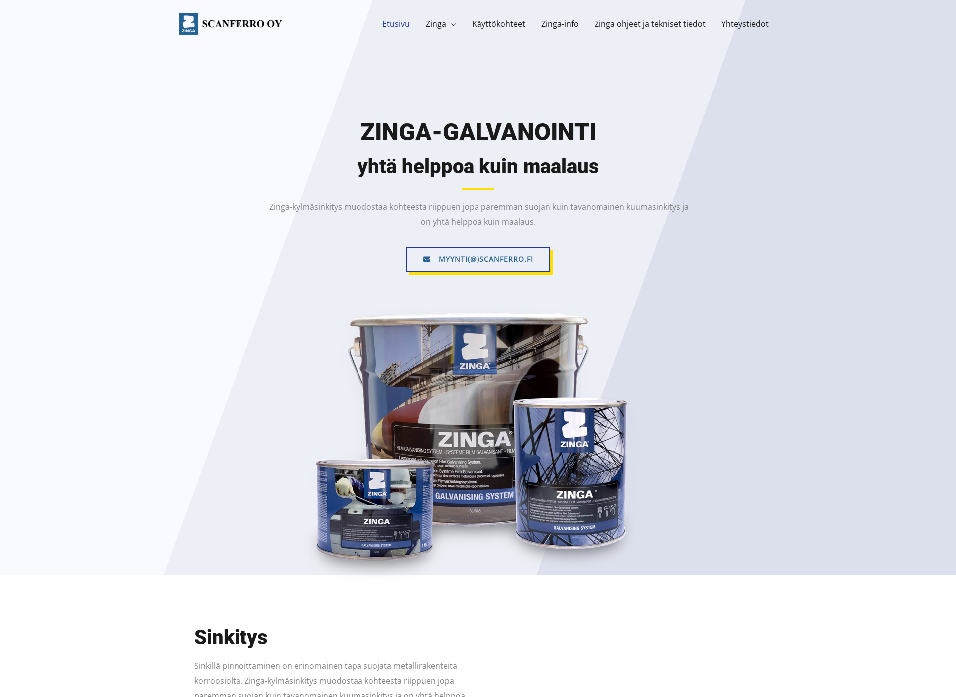 Screenshot for zinga.fi