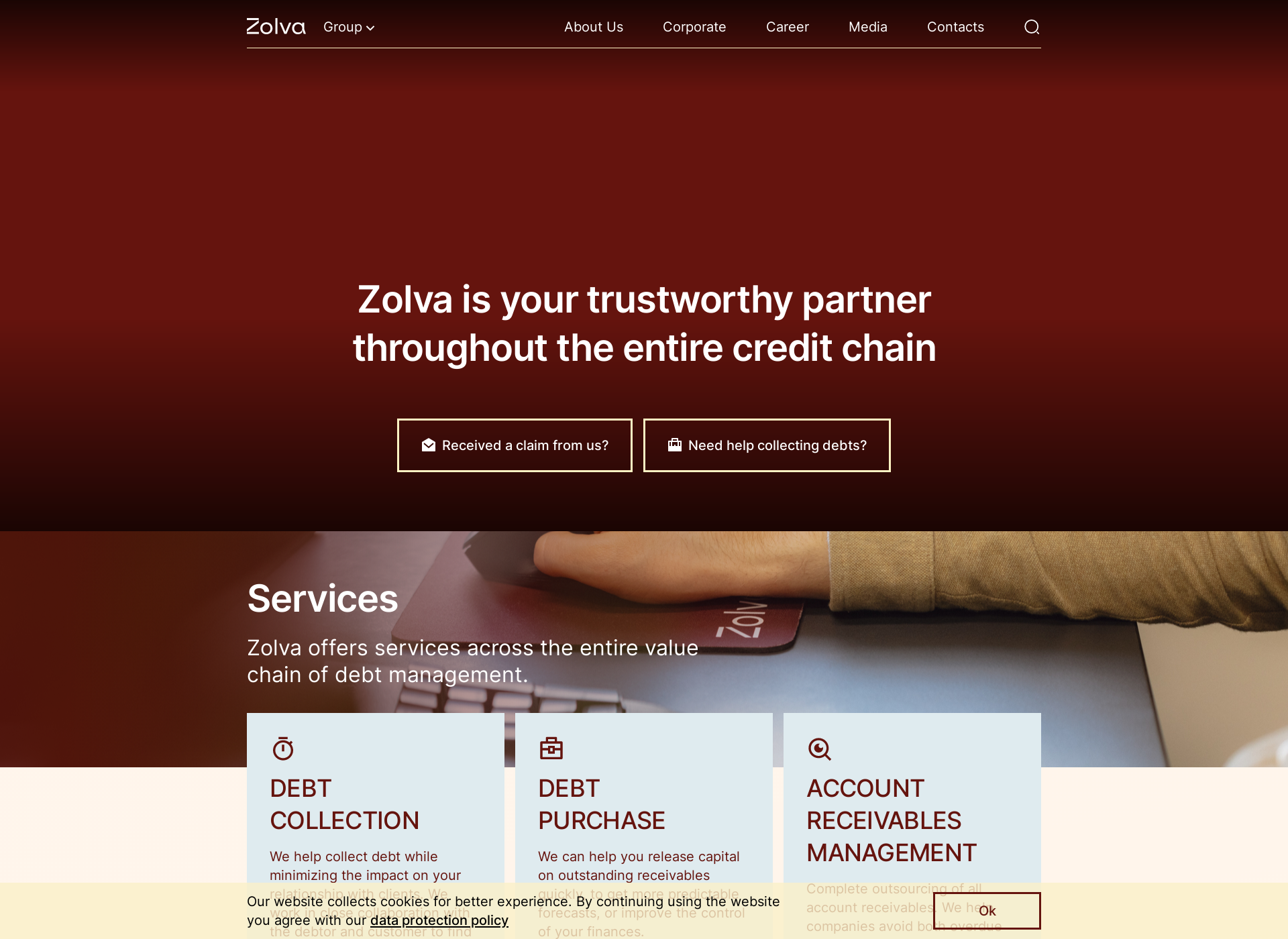 Screenshot for zolva.com
