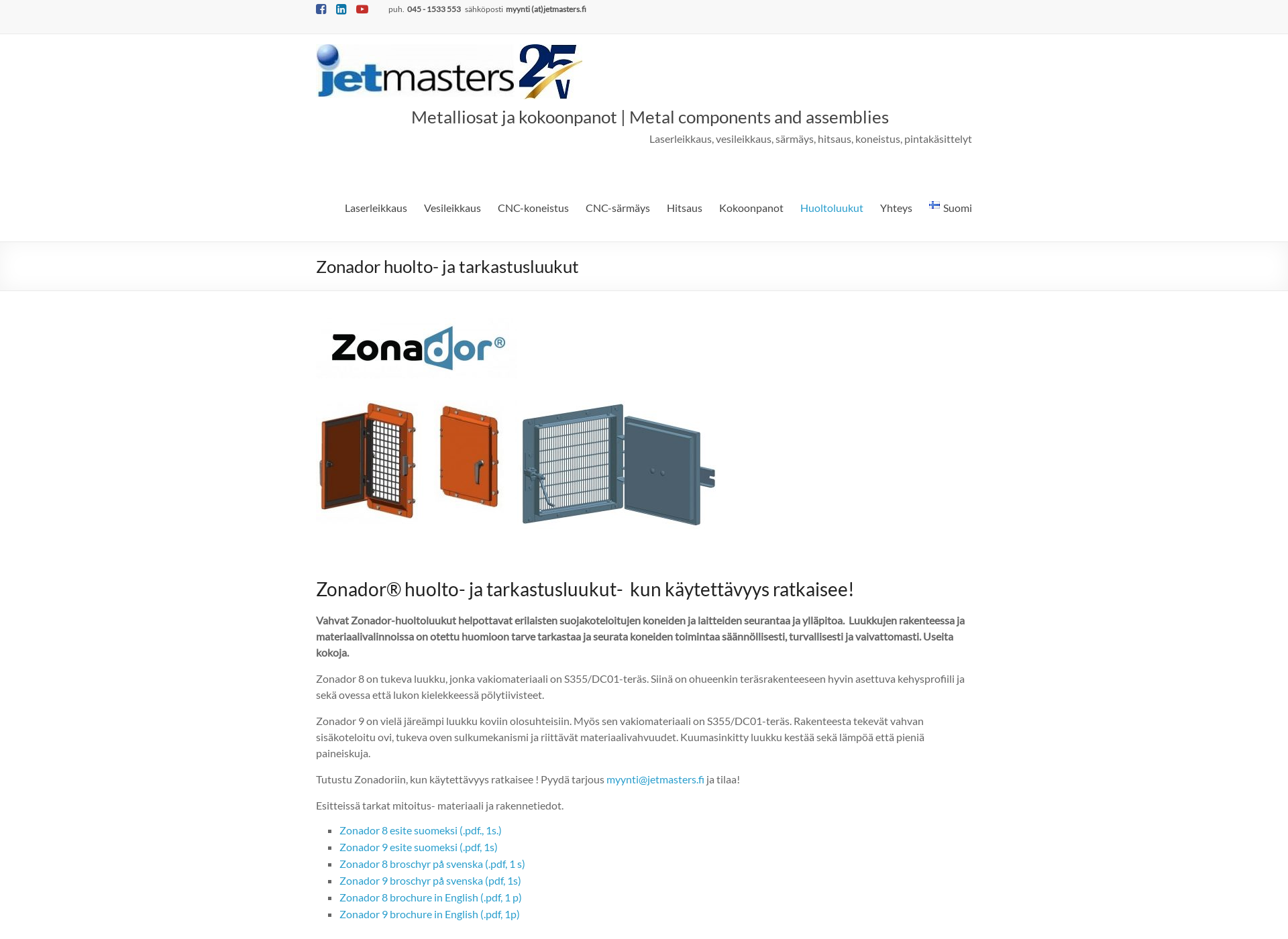 Screenshot for zonador.fi